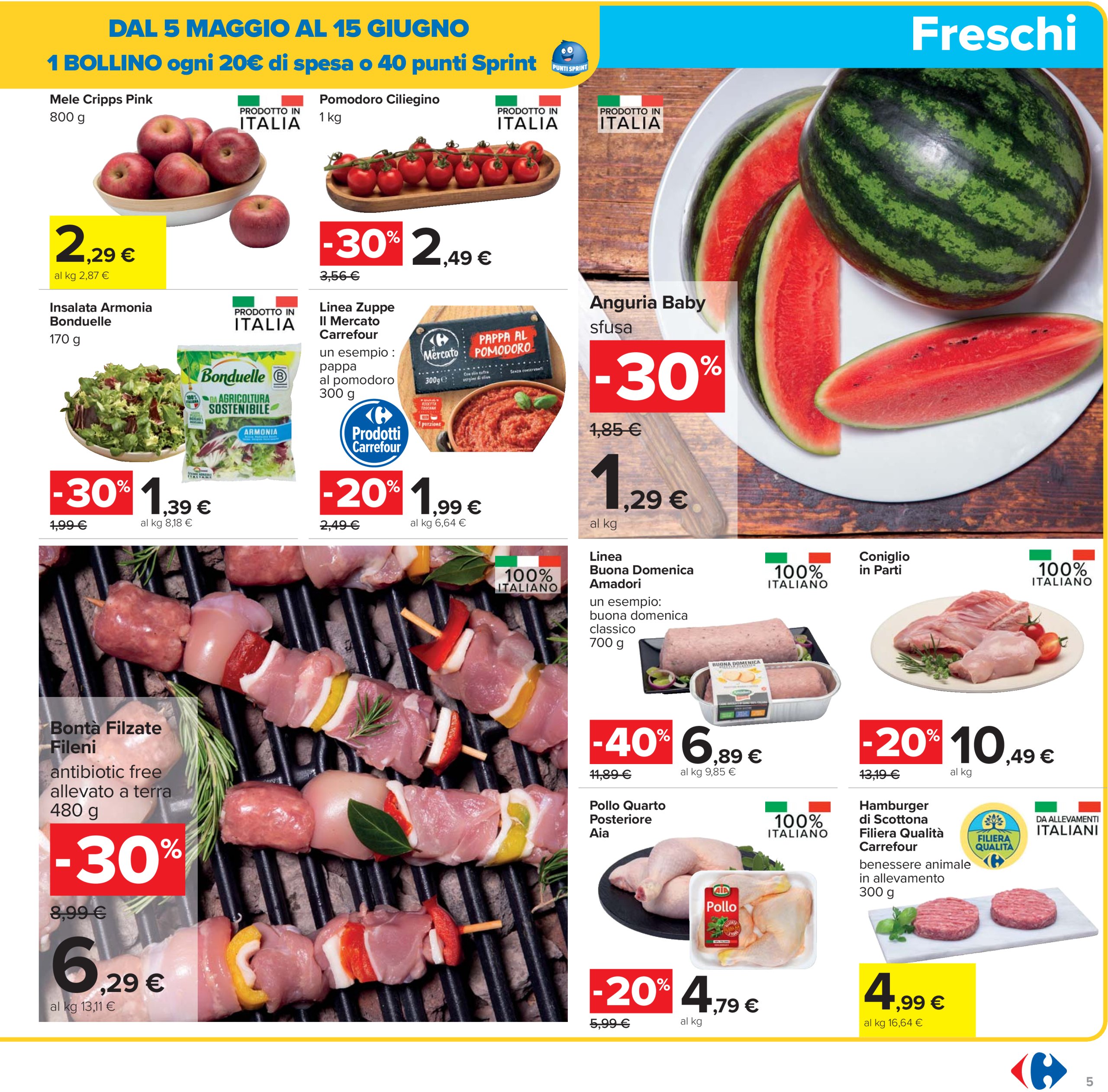 carrefour - Volantino Carrefour - Sconti fino al 50% valido dal 29/05 al 11/06 - page: 5 carrefour - Volantino Carrefour - Sconti fino al 50% valido dal 29/05 al 11/06 - page: 5