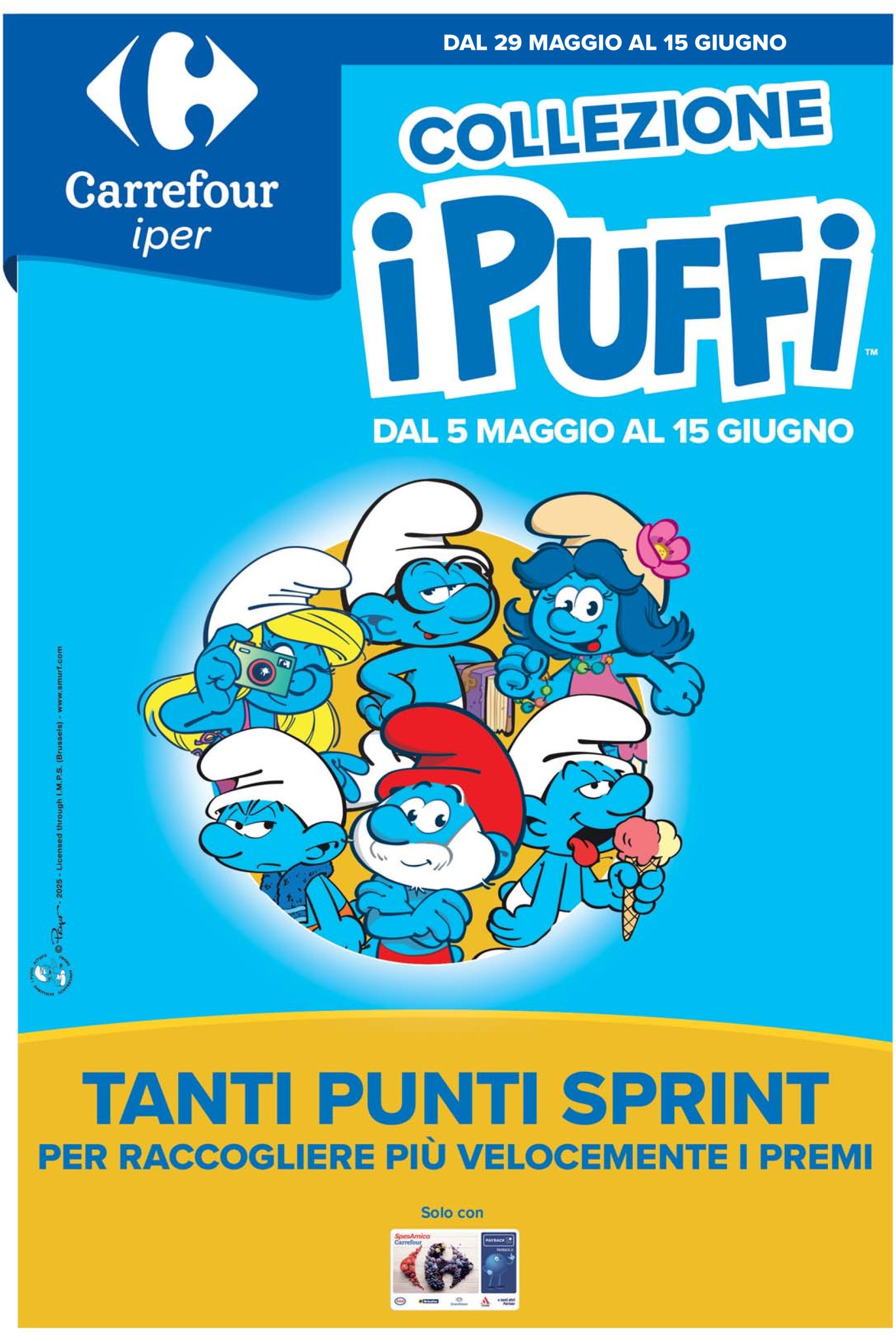 carrefour - Volantino Carrefour - Punti Sprint Payback valido dal 29/05 al 15/06