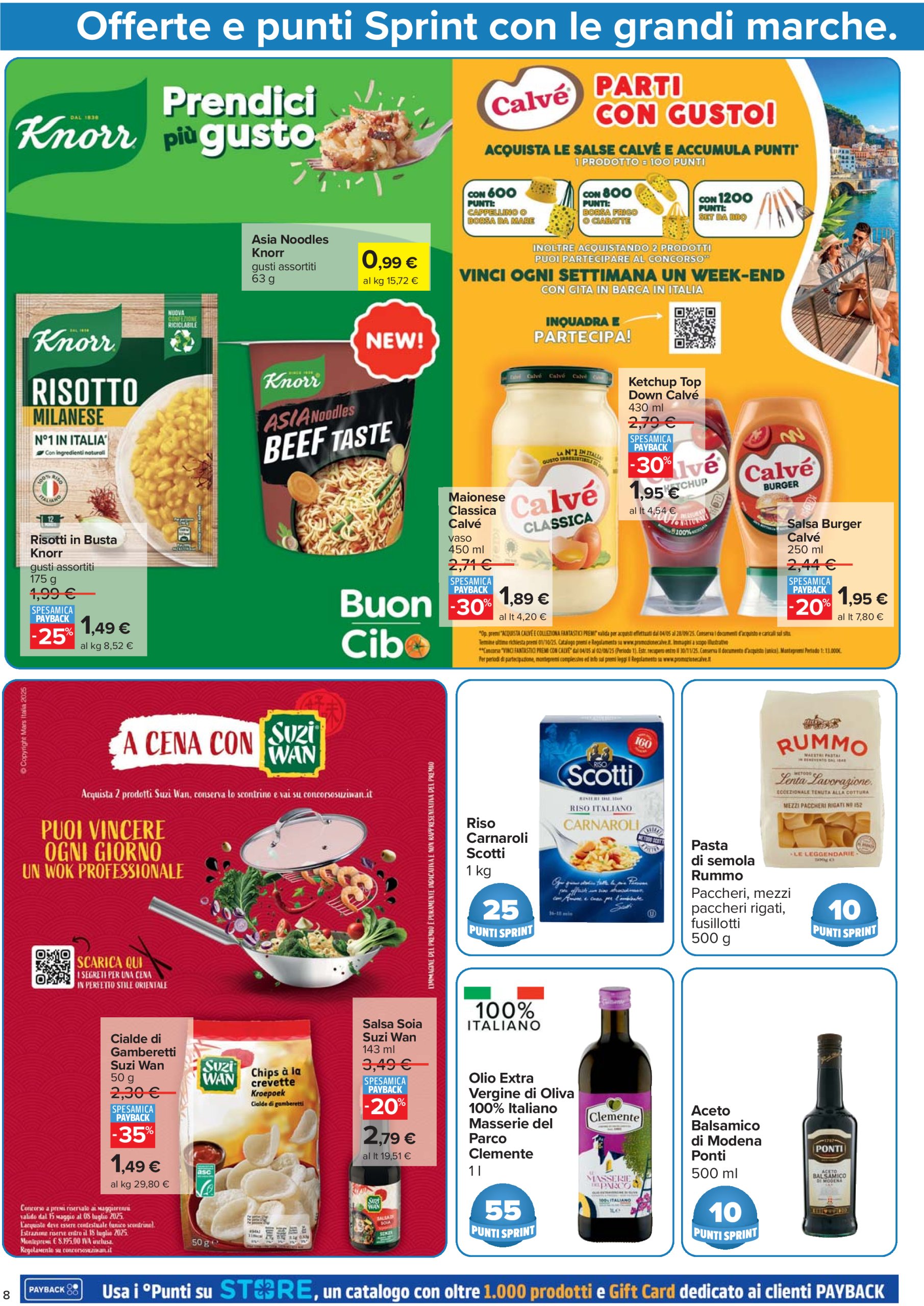 carrefour - Volantino Carrefour - Punti Sprint Payback valido dal 12/06 al 25/06 - page: 8