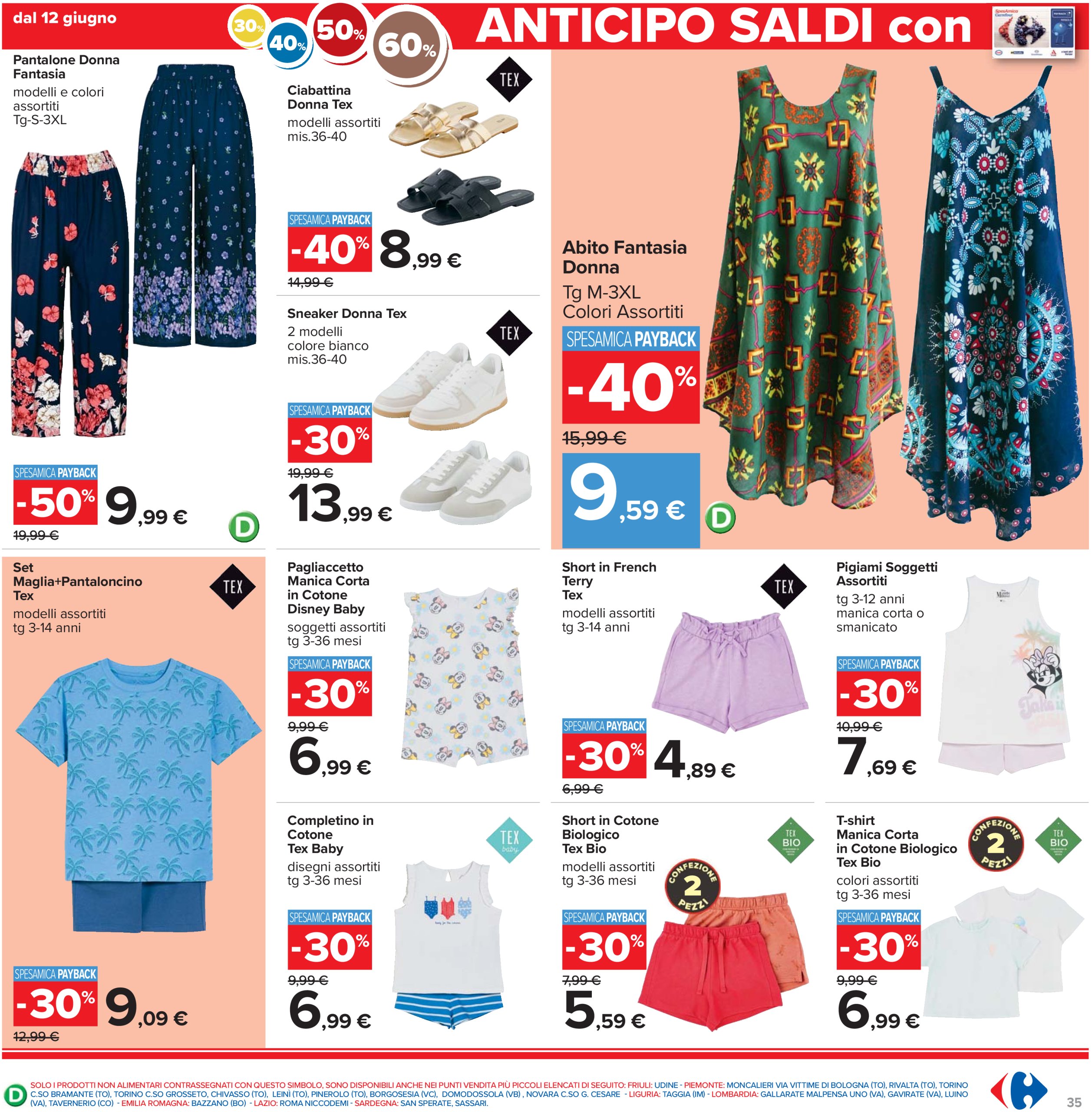 carrefour - Volantino Carrefour - Sconti fino al 40% valido dal 12/06 al 25/06 - page: 35 carrefour - Volantino Carrefour - Sconti fino al 40% valido dal 12/06 al 25/06 - page: 35