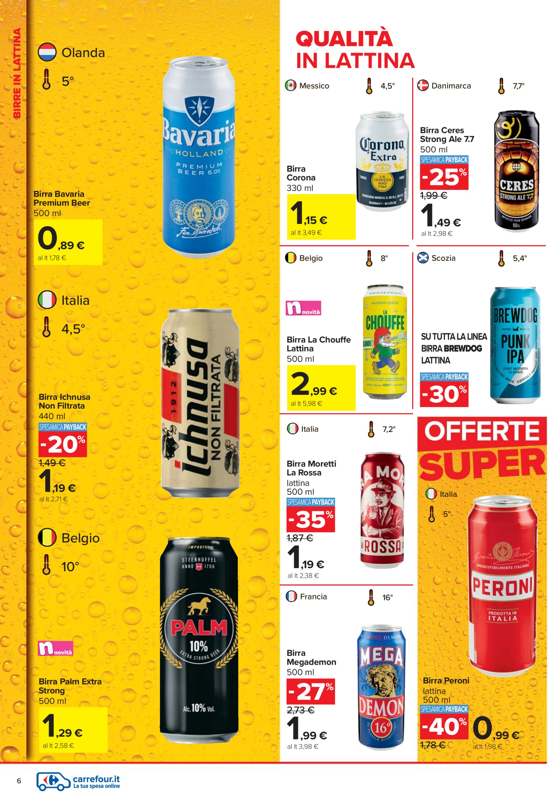 carrefour - Volantino Carrefour - Catalogo birre valido dal 10/06 al 06/07 - page: 6