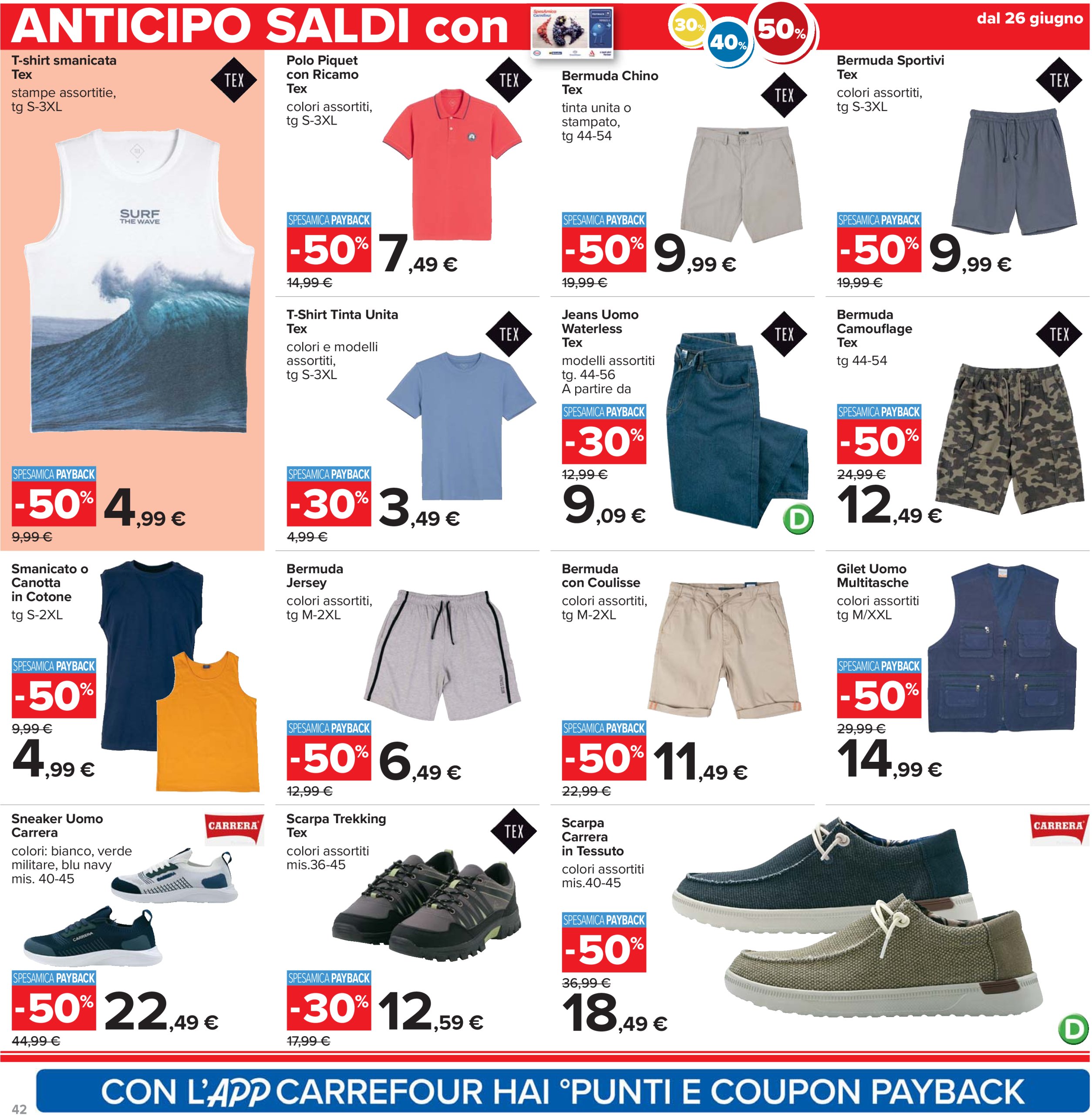 carrefour - Volantino Carrefour - Sconti imperdibili grandi marche valido dal 26/06 al 09/07 - page: 42 carrefour - Volantino Carrefour - Sconti imperdibili grandi marche valido dal 26/06 al 09/07 - page: 42