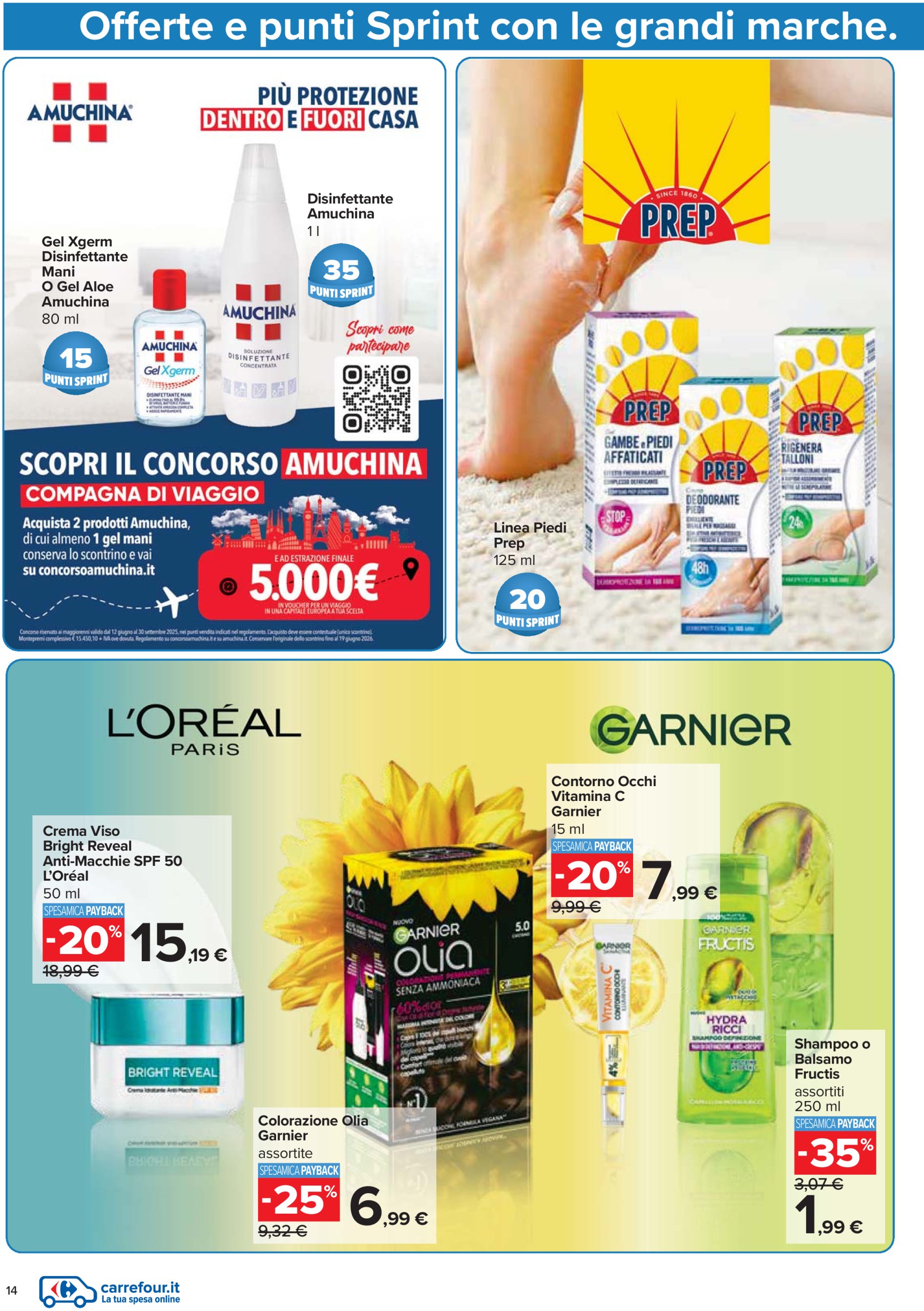 carrefour - Volantino Carrefour - Punti Sprint Payback valido dal 26/06 al 09/07 - page: 14
