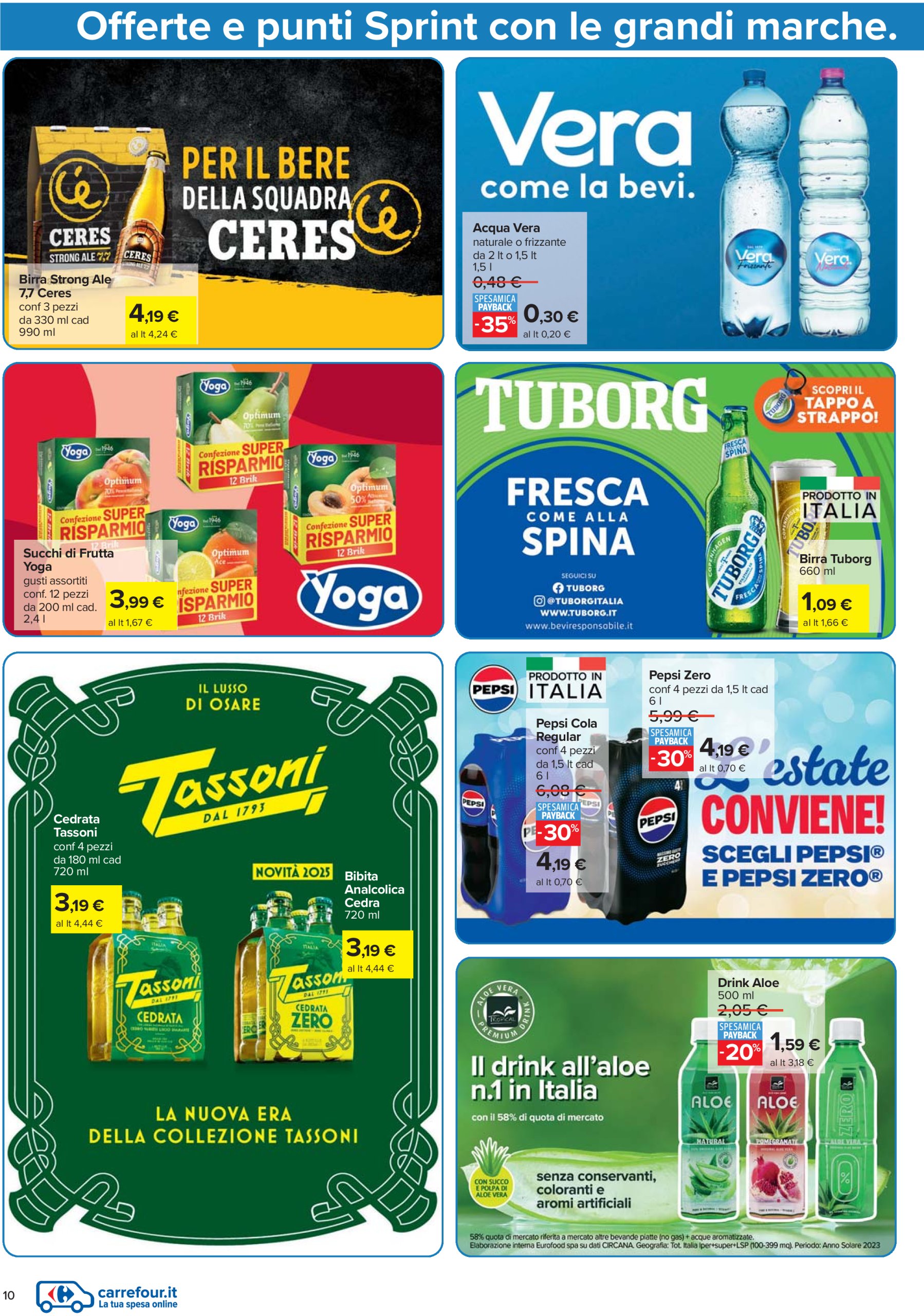 carrefour - Volantino Carrefour - Punti Sprint Payback valido dal 26/06 al 09/07 - page: 10