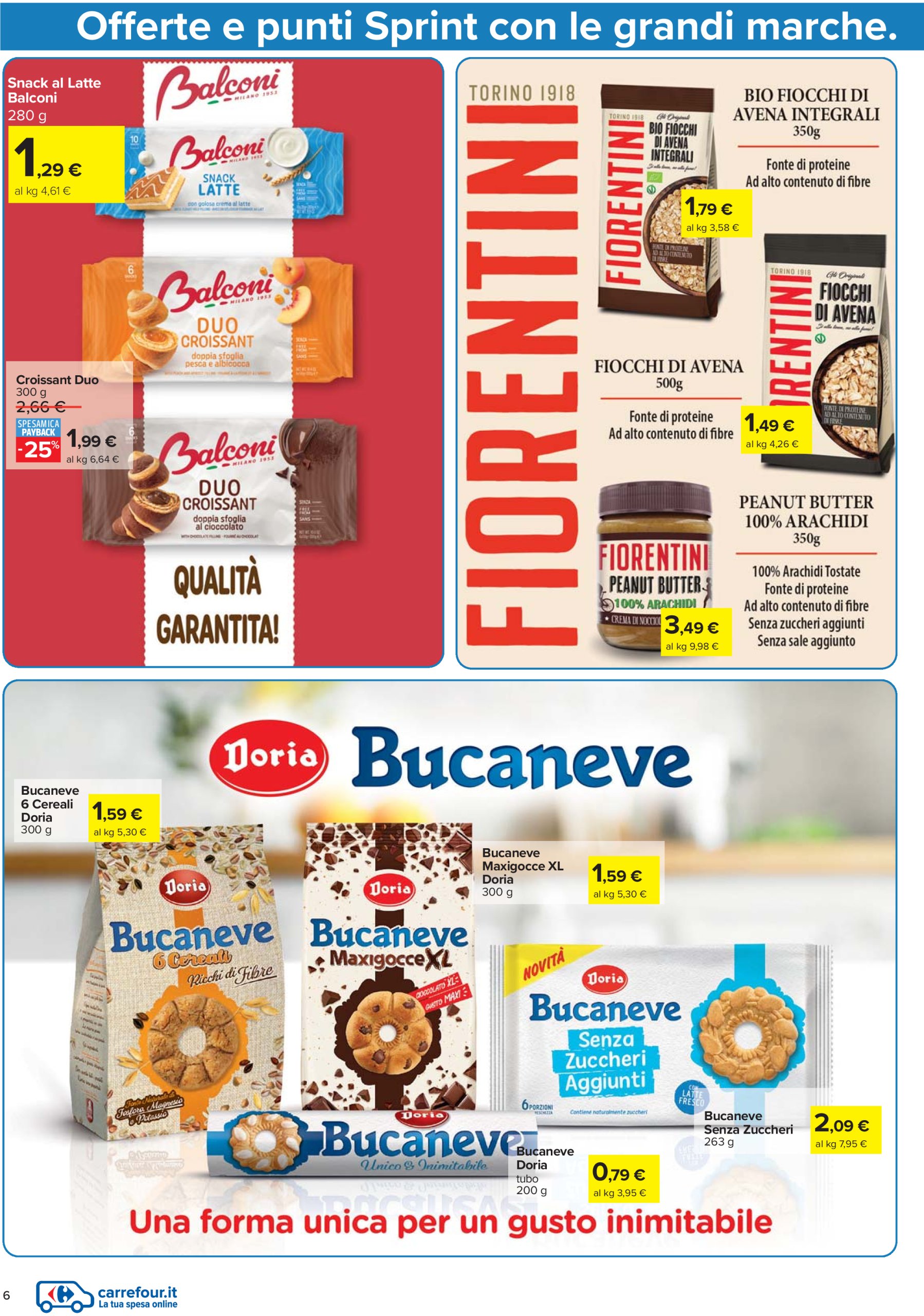 carrefour - Volantino Carrefour - Punti Sprint Payback valido dal 26/06 al 09/07 - page: 6