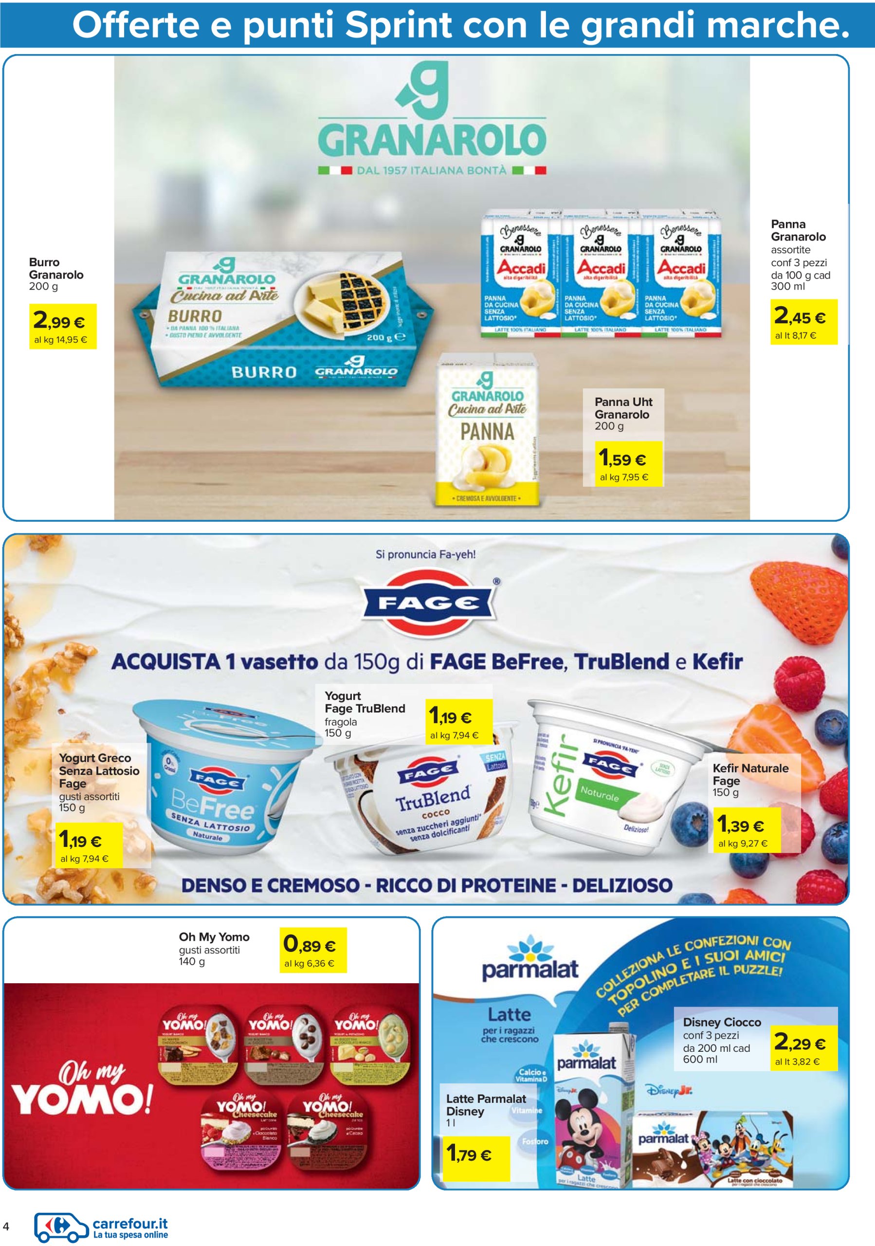 carrefour - Volantino Carrefour - Punti Sprint Payback valido dal 26/06 al 09/07 - page: 4