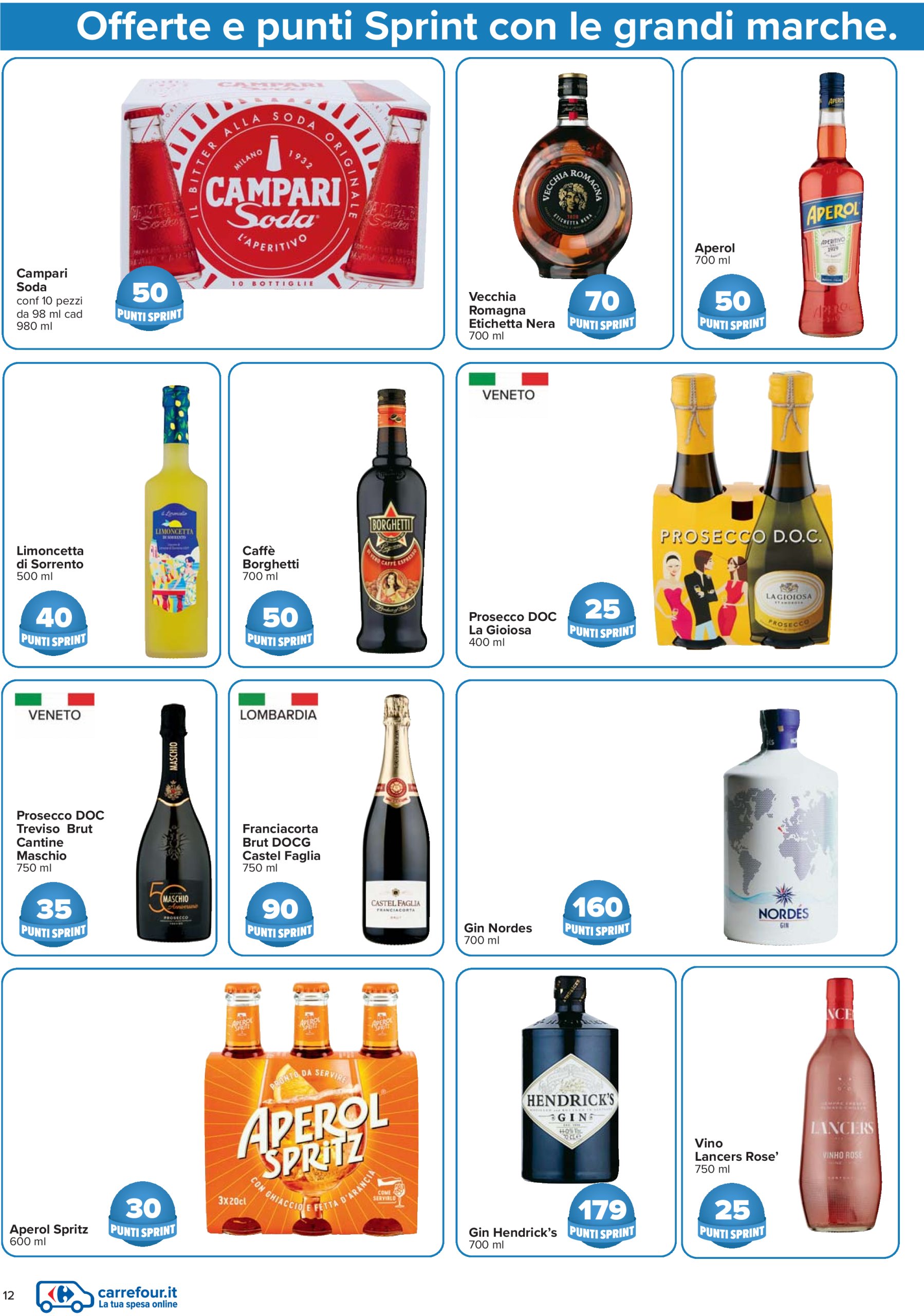 carrefour - Volantino Carrefour - Punti Sprint Payback valido dal 26/06 al 09/07 - page: 12