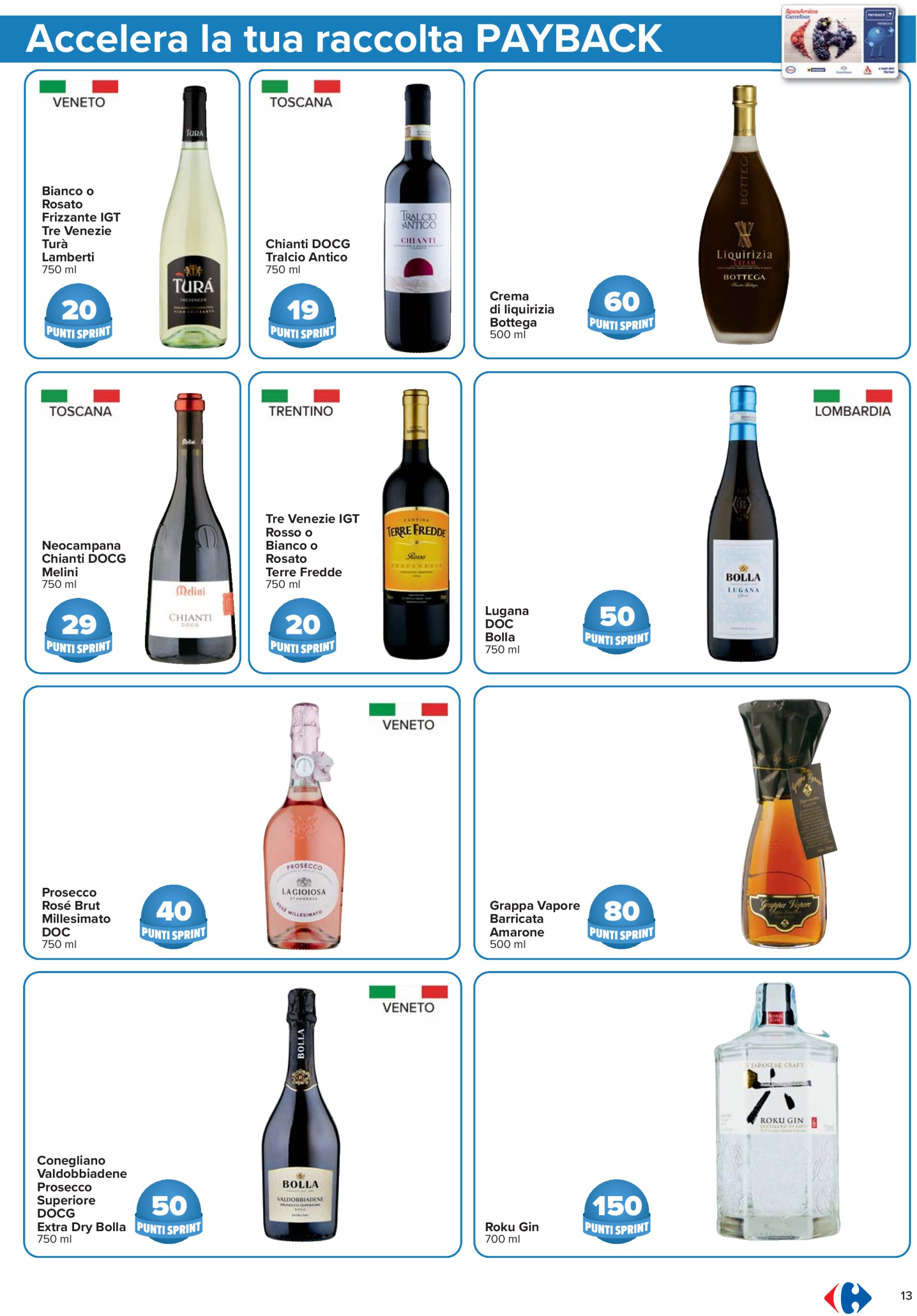 carrefour - Volantino Carrefour - Punti Sprint Payback valido dal 26/06 al 09/07 - page: 13