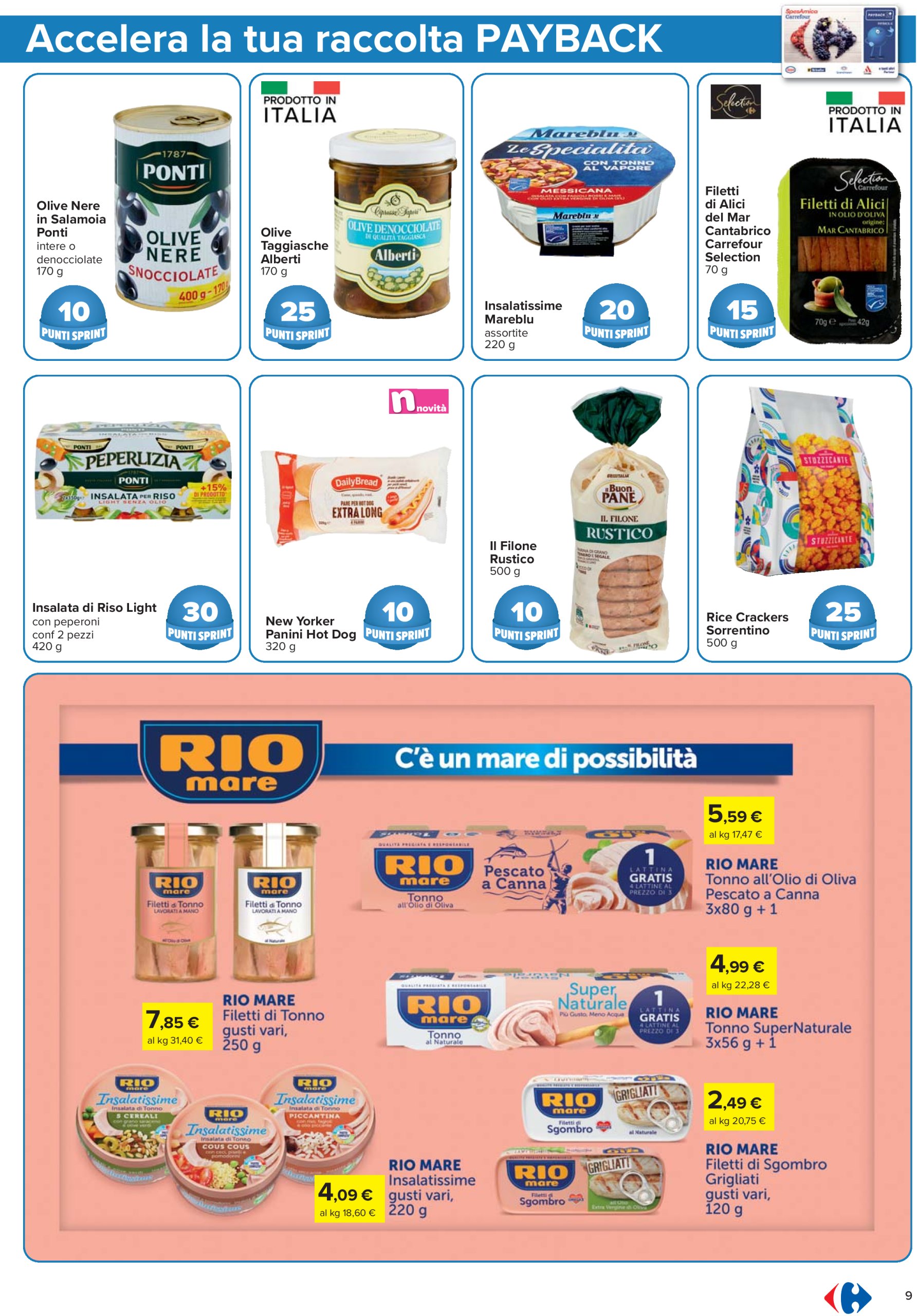 carrefour - Volantino Carrefour - Punti Sprint Payback valido dal 26/06 al 09/07 - page: 9