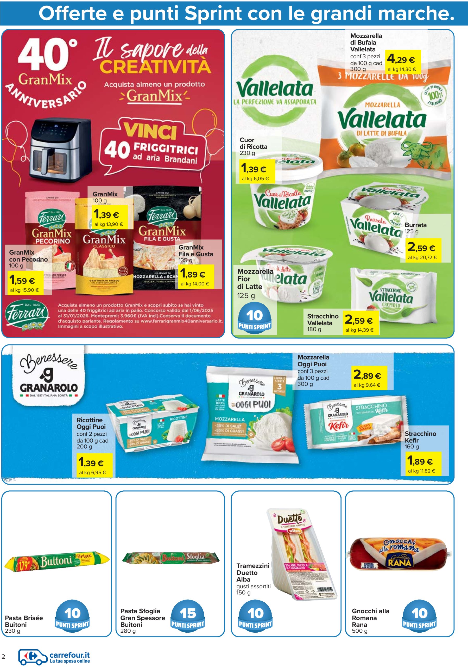 carrefour - Volantino Carrefour - Punti Sprint Payback valido dal 26/06 al 09/07 - page: 2