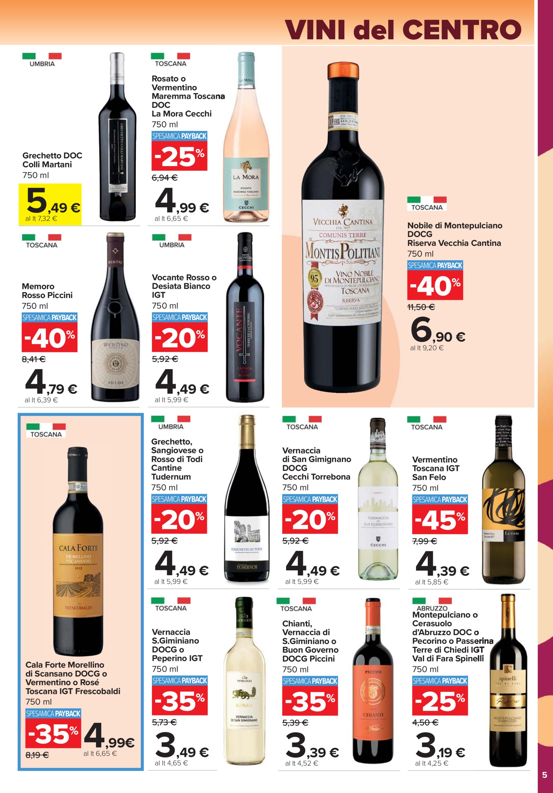 carrefour - Volantino Carrefour - Speciale vini e alcolici valido dal 26/06 al 06/08 - page: 5