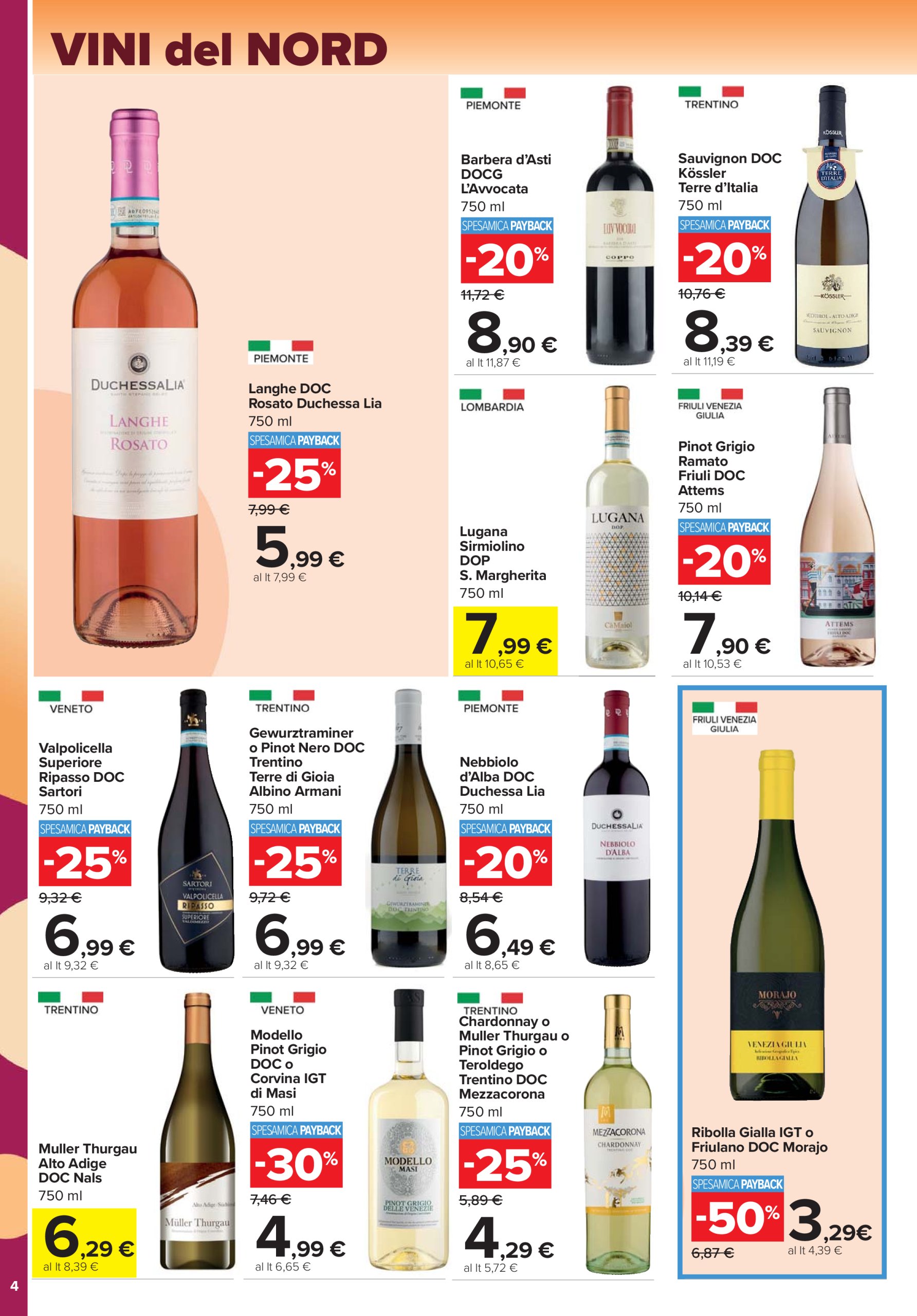 carrefour - Volantino Carrefour - Speciale vini e alcolici valido dal 26/06 al 06/08 - page: 4