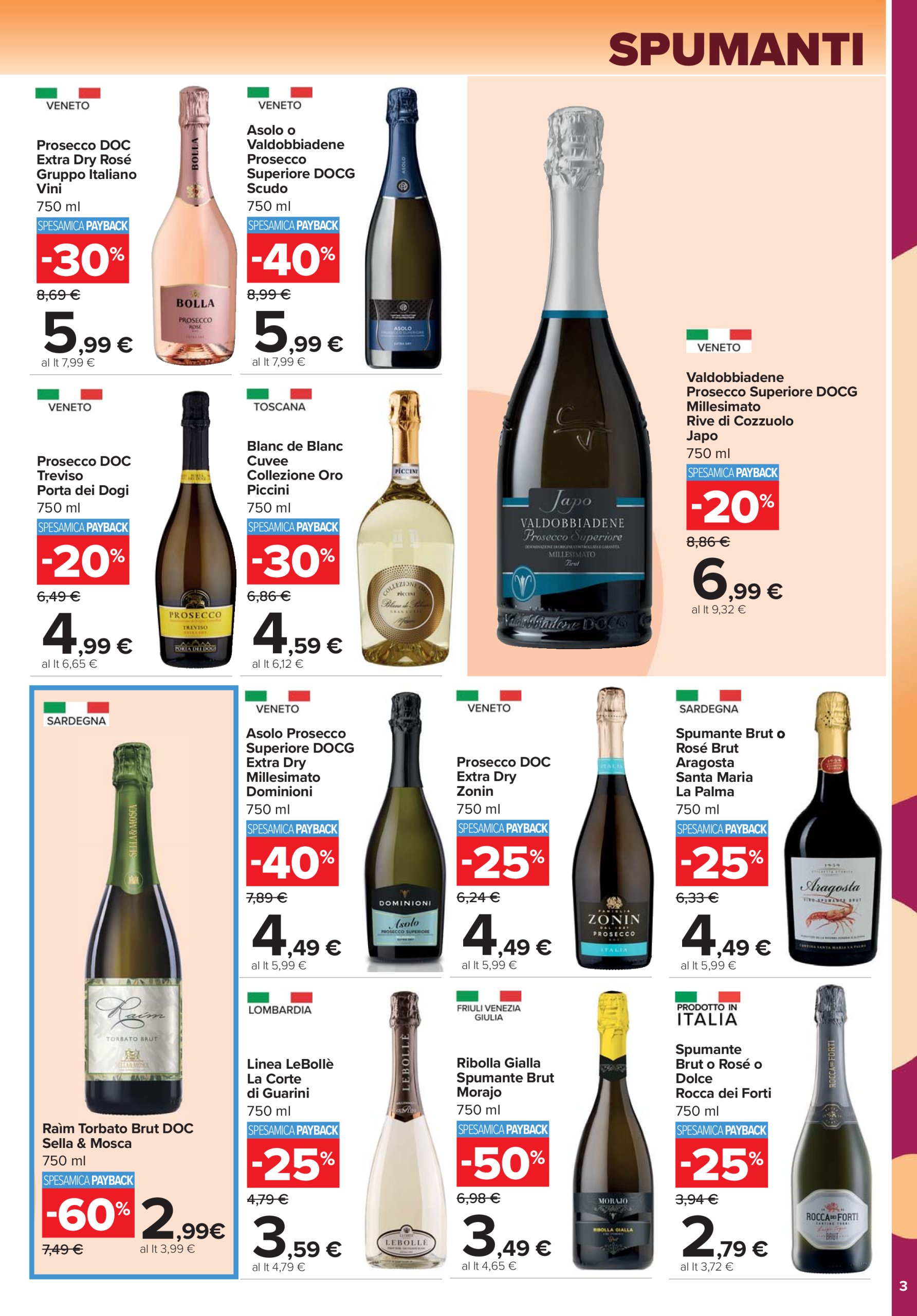 carrefour - Volantino Carrefour - Speciale vini e alcolici valido dal 26/06 al 06/08 - page: 3