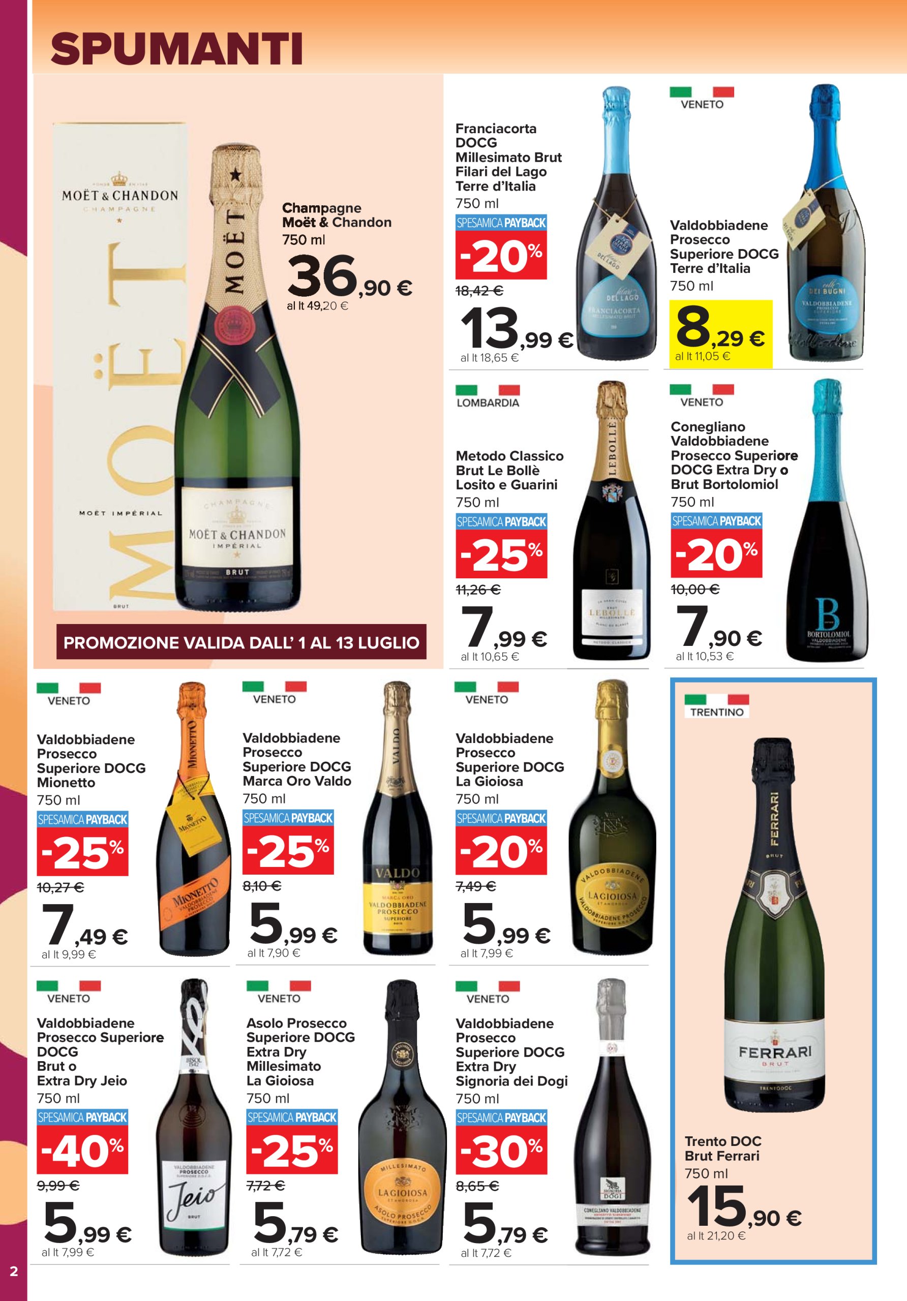 carrefour - Volantino Carrefour - Speciale vini e alcolici valido dal 26/06 al 06/08 - page: 2
