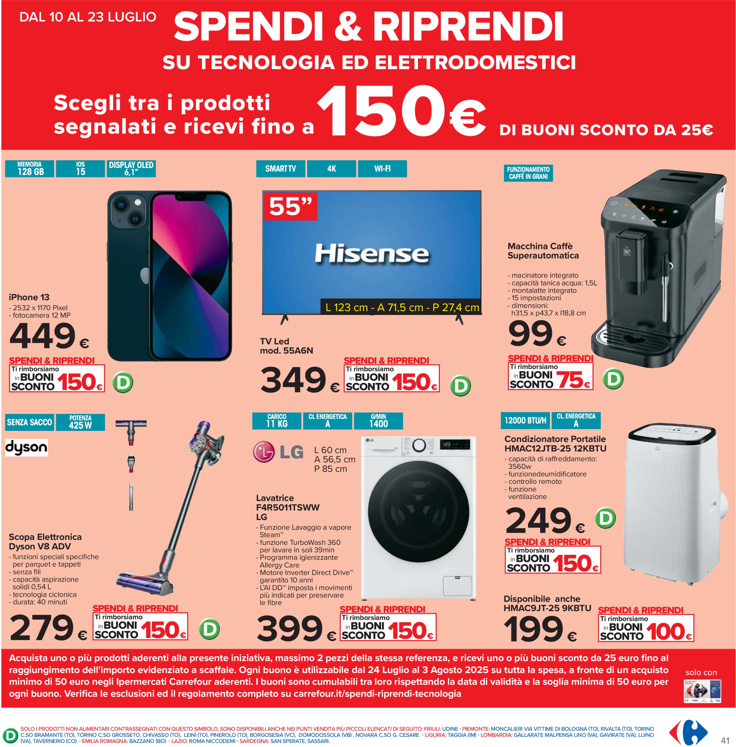 carrefour - Volantino Carrefour - Sottocosto Freschi valido dal 10/07 al 23/07 - page: 41 carrefour - Volantino Carrefour - Sottocosto Freschi valido dal 10/07 al 23/07 - page: 41