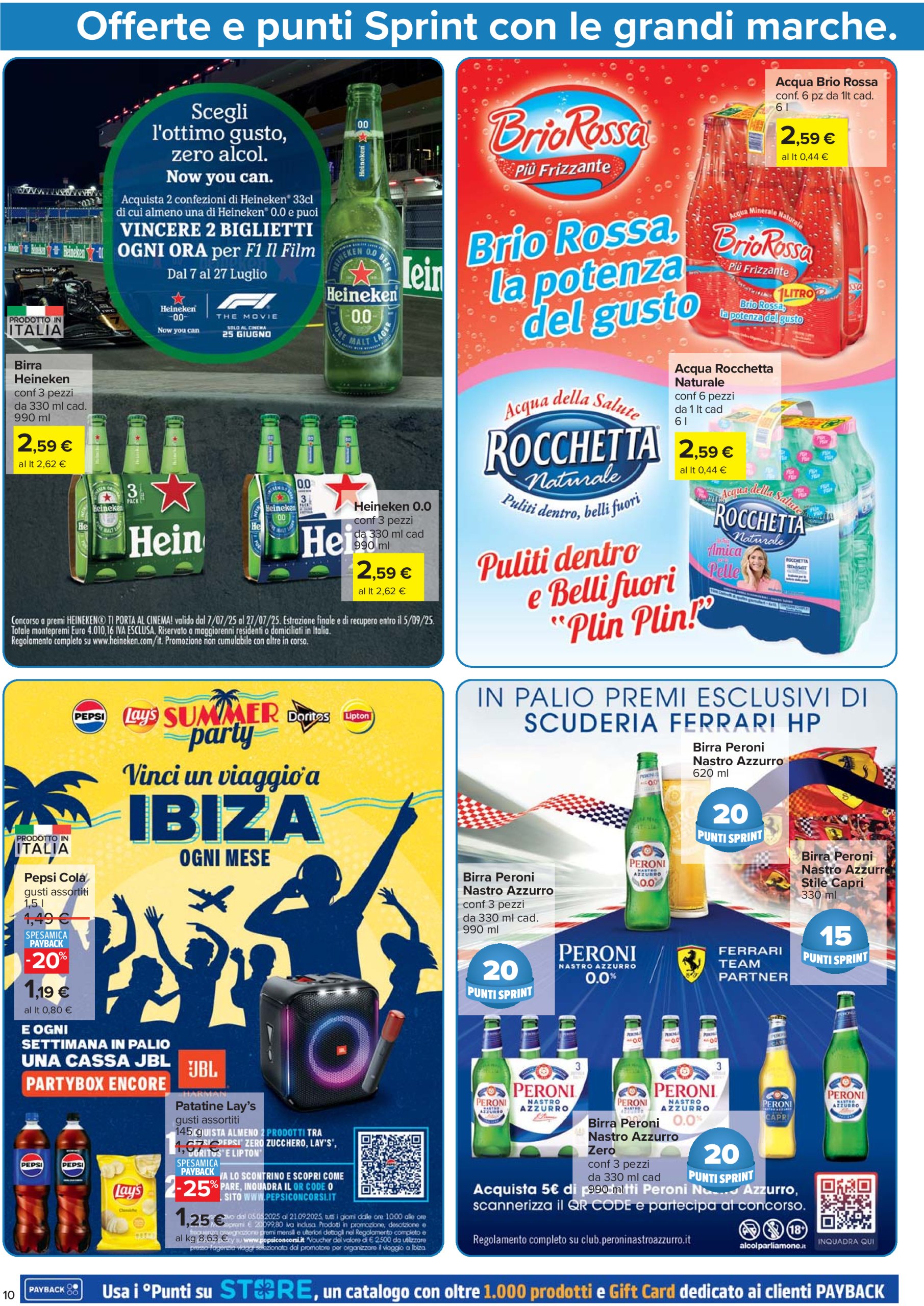 carrefour - Volantino Carrefour - Punti Sprint Payback valido dal 10/07 al 23/07 - page: 10