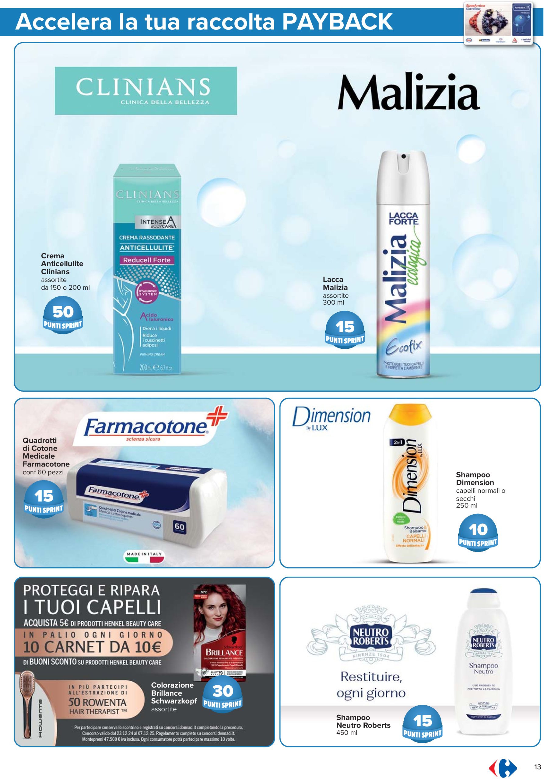 carrefour - Volantino Carrefour - Punti Sprint Payback valido dal 10/07 al 23/07 - page: 13