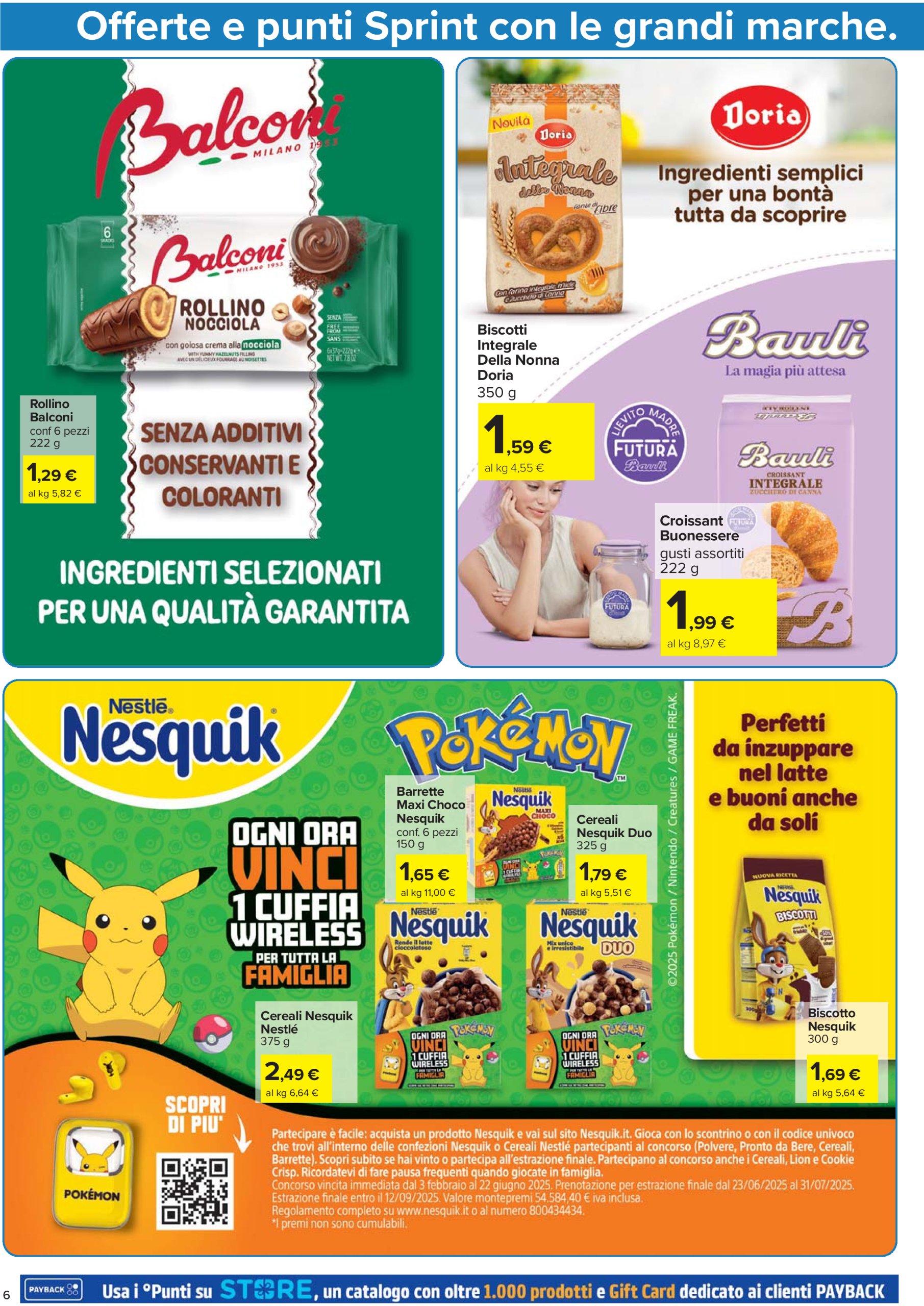 carrefour - Volantino Carrefour - Punti Sprint Payback valido dal 10/07 al 23/07 - page: 6