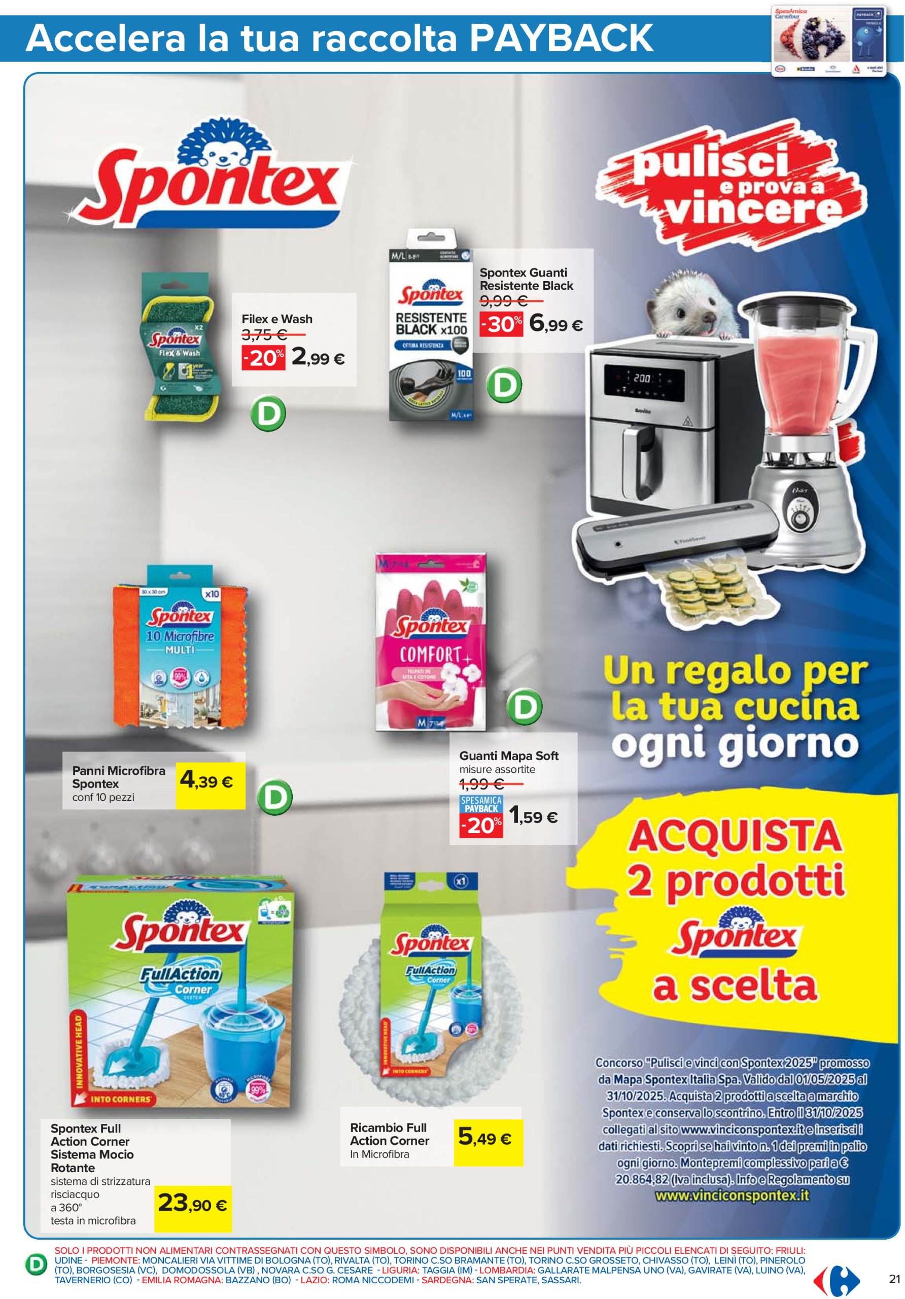 carrefour - Volantino Carrefour - Punti Sprint Payback valido dal 10/07 al 23/07 - page: 21