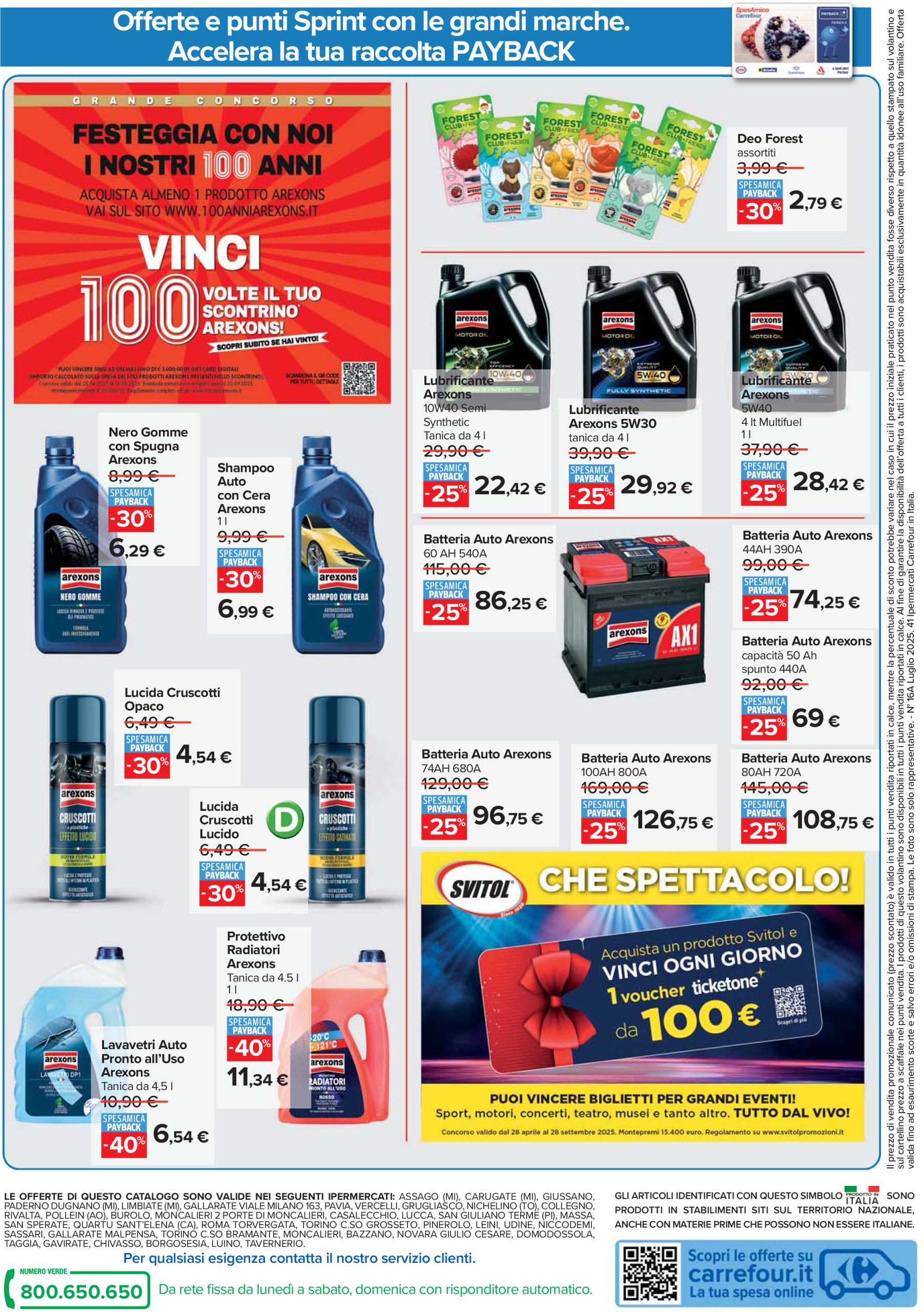 carrefour - Volantino Carrefour - Punti Sprint Payback valido dal 10/07 al 23/07 - page: 22