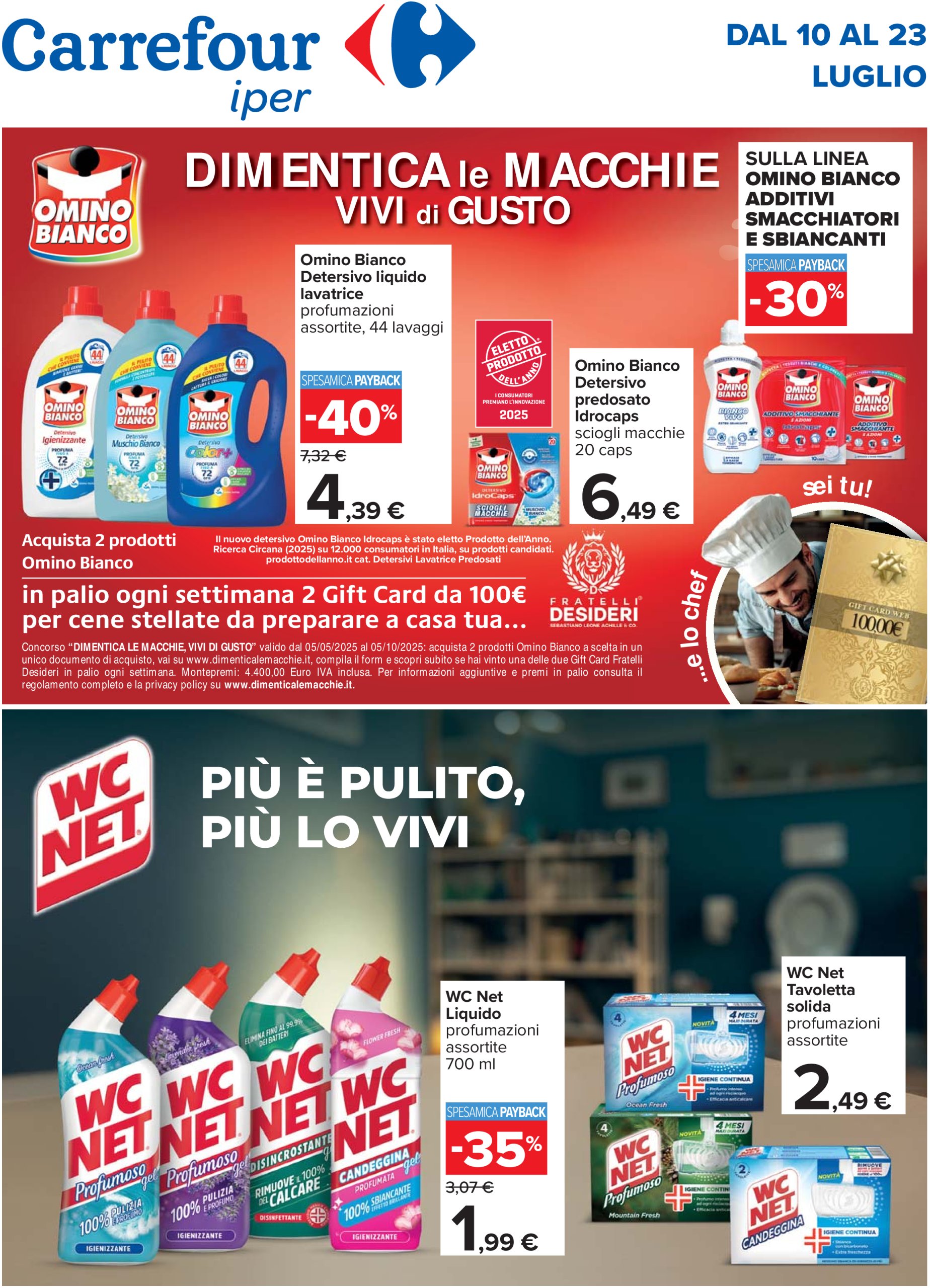 carrefour - Volantino Carrefour - Speciale pulizie valido dal 10/07 al 23/07