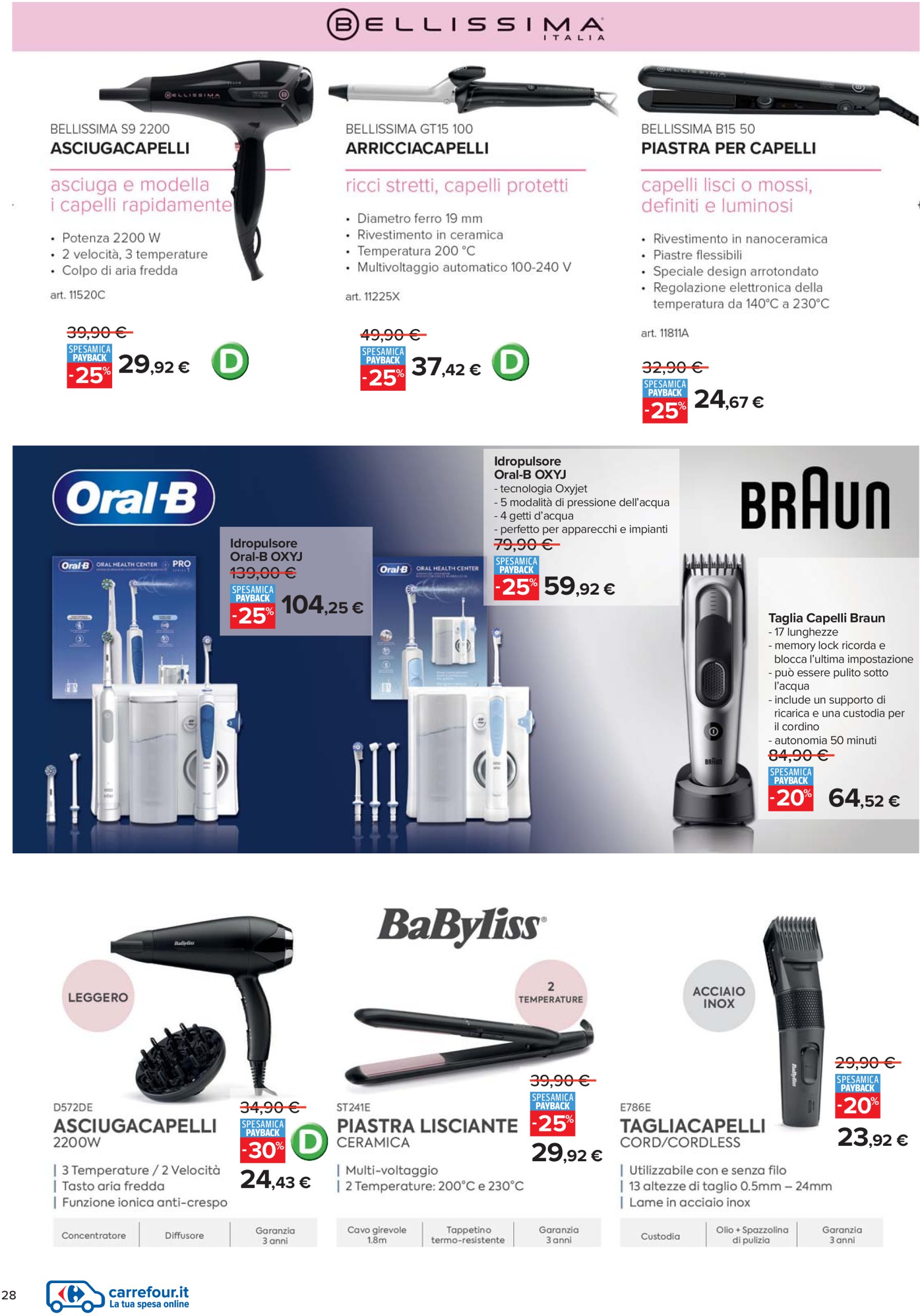 carrefour - Volantino Carrefour - Catalogo Bellezza valido dal 10/07 al 24/07 - page: 28