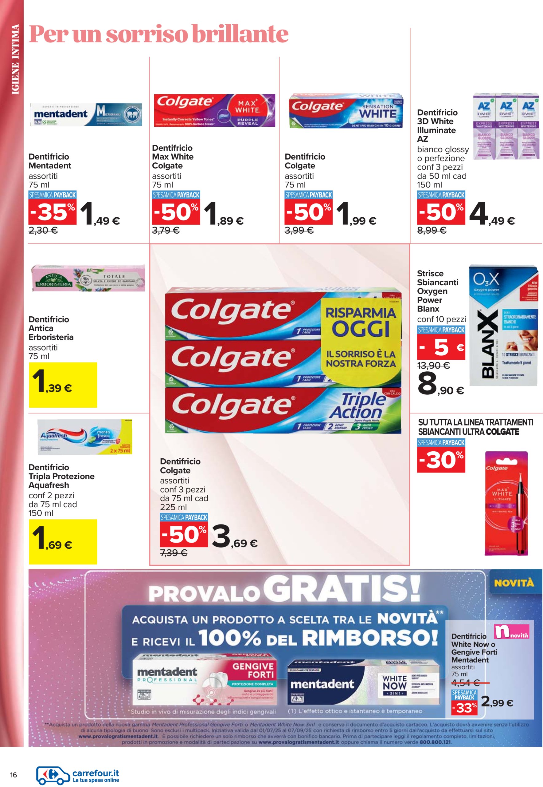 carrefour - Volantino Carrefour - Catalogo Bellezza valido dal 10/07 al 24/07 - page: 16