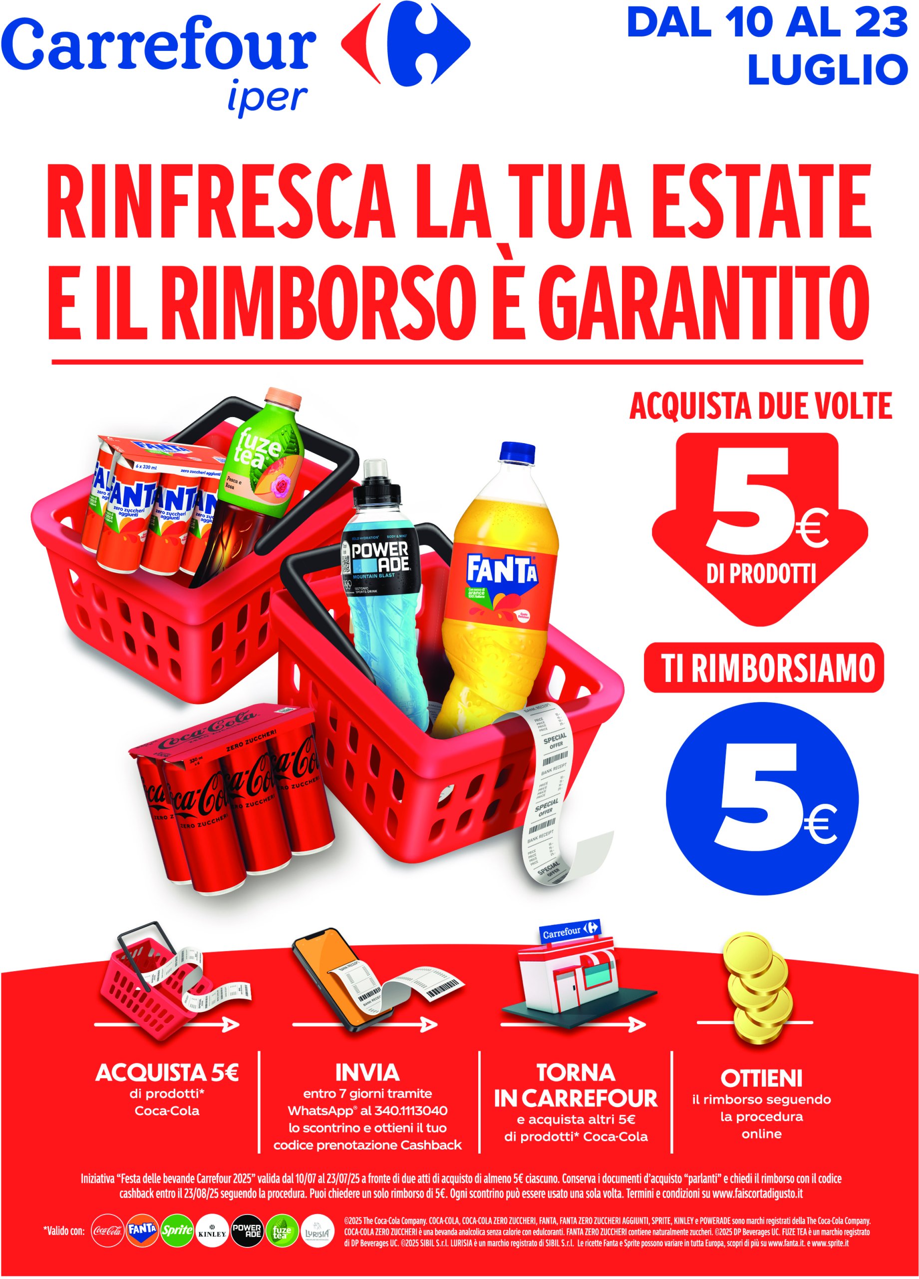 carrefour - Volantino Carrefour - Speciale Coca-Cola valido dal 10/07 al 23/07