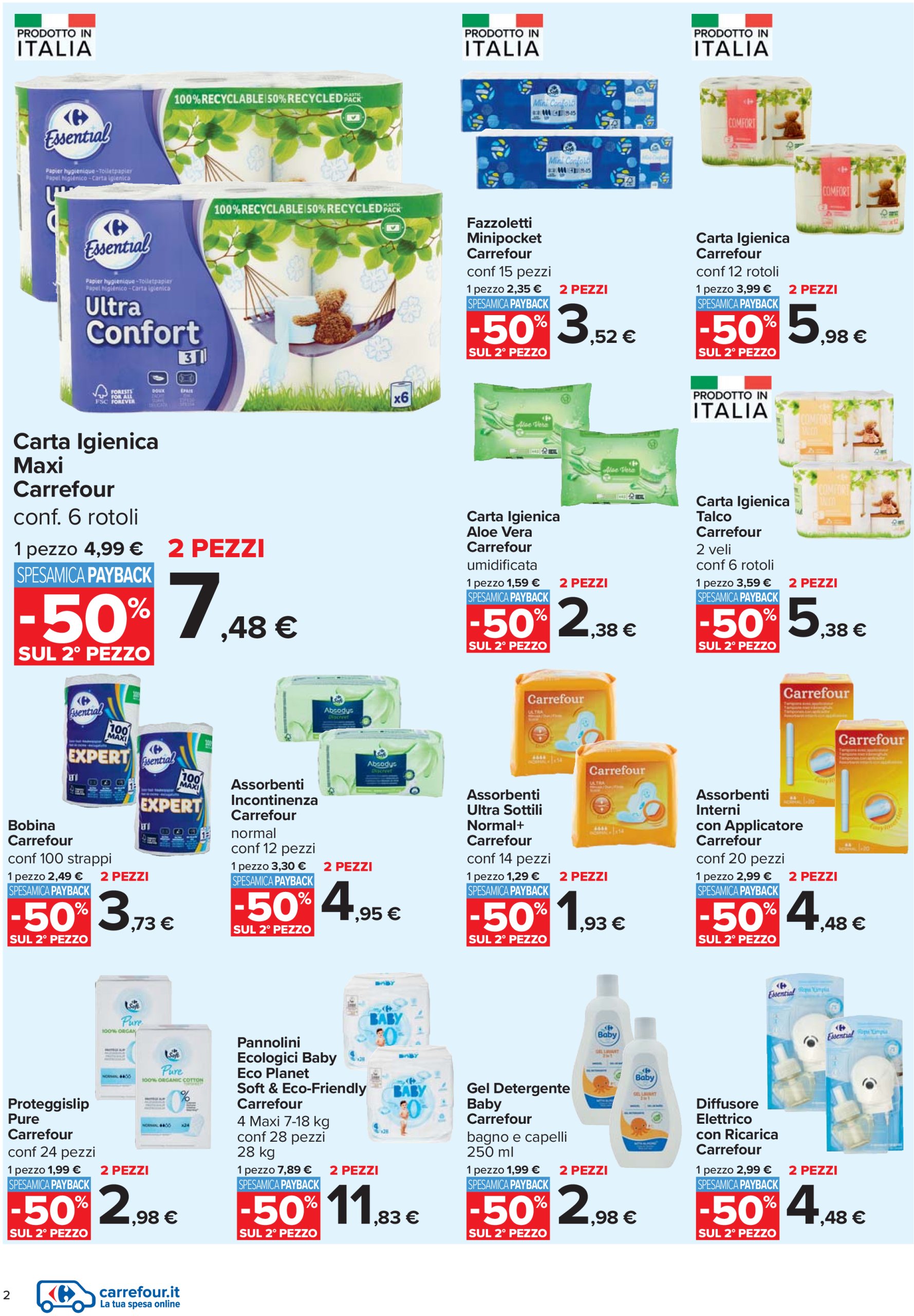 carrefour - Volantino Carrefour - Raddoppia & Risparmia valido dal 14/07 al 06/08 - page: 2