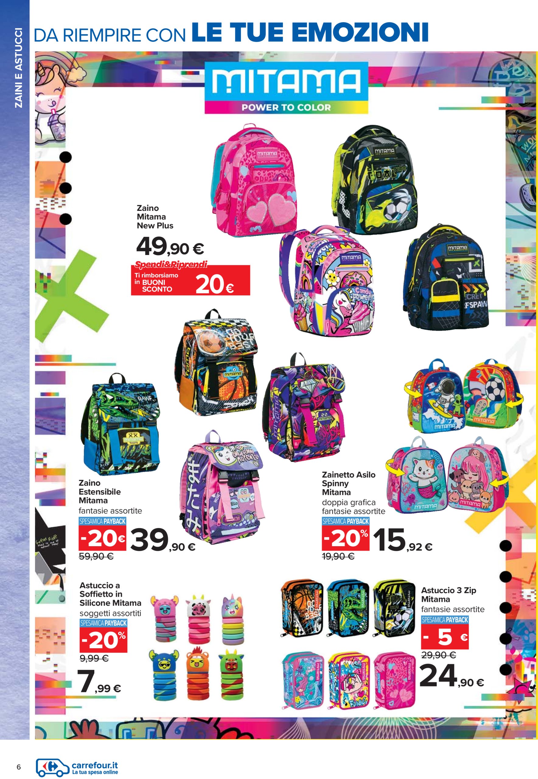 carrefour - Volantino Carrefour - Catalogo scuola valido dal 24/07 al 04/09 - page: 6