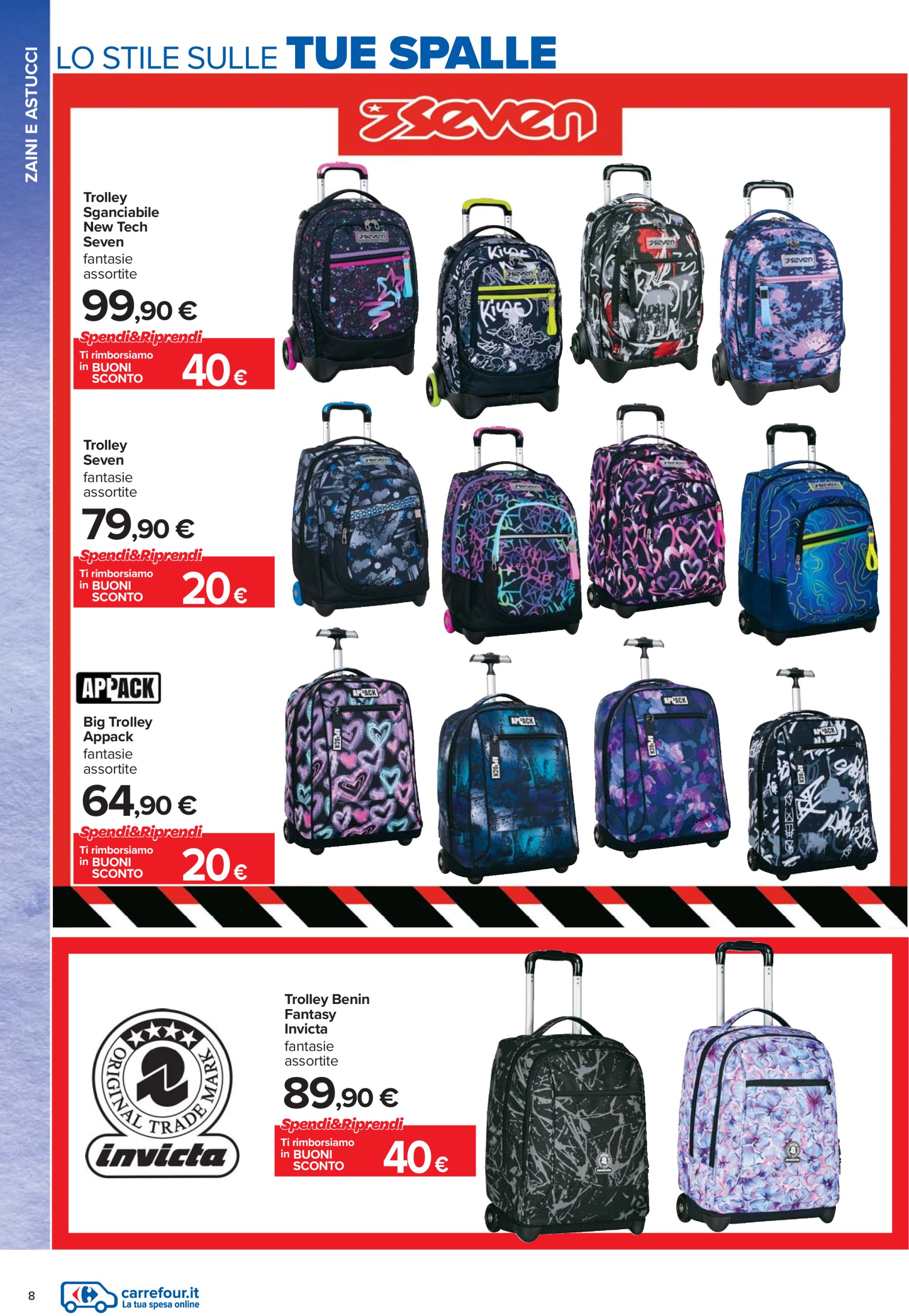 carrefour - Volantino Carrefour - Catalogo scuola valido dal 24/07 al 04/09 - page: 8