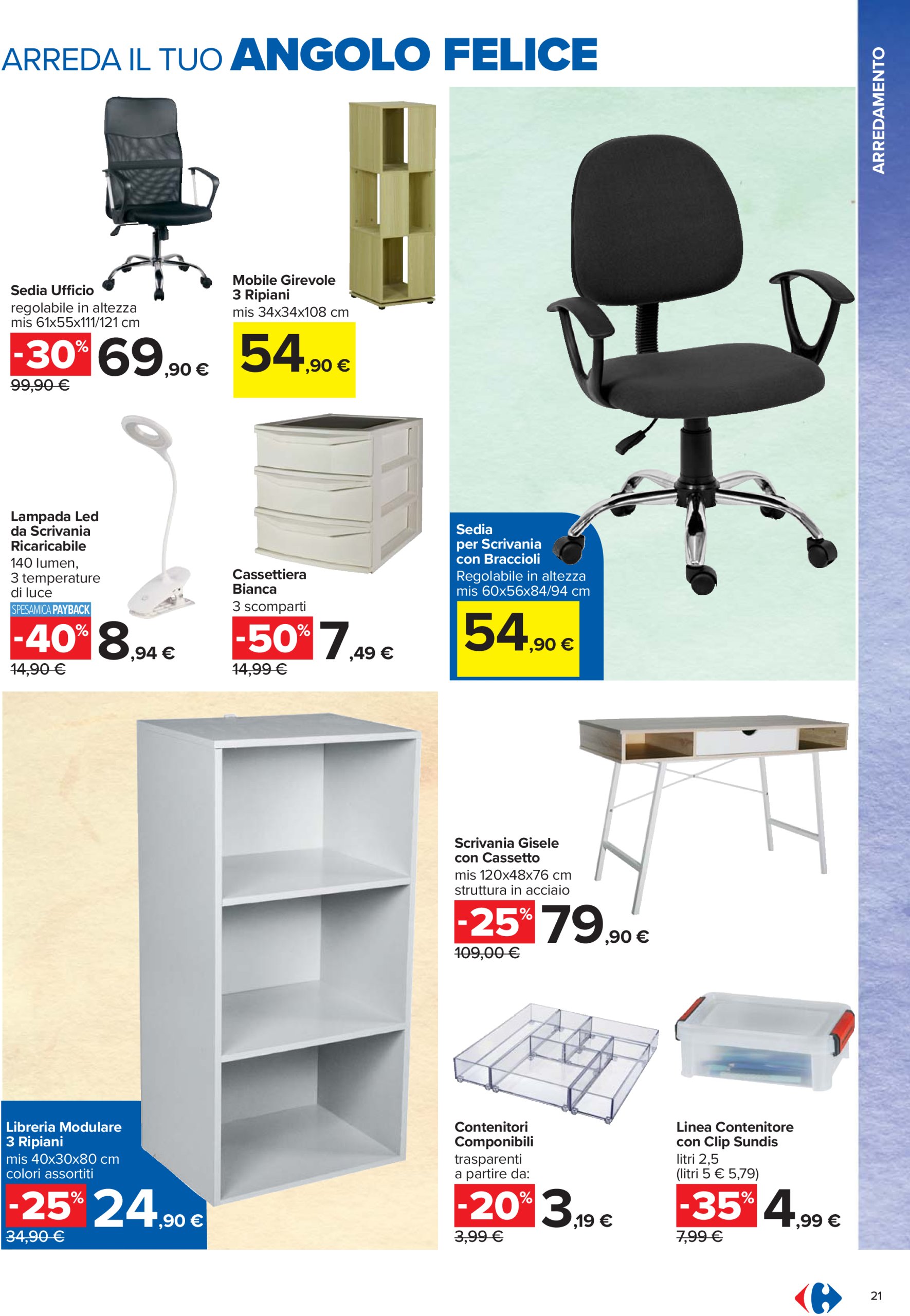 carrefour - Volantino Carrefour - Catalogo scuola valido dal 24/07 al 04/09 - page: 21