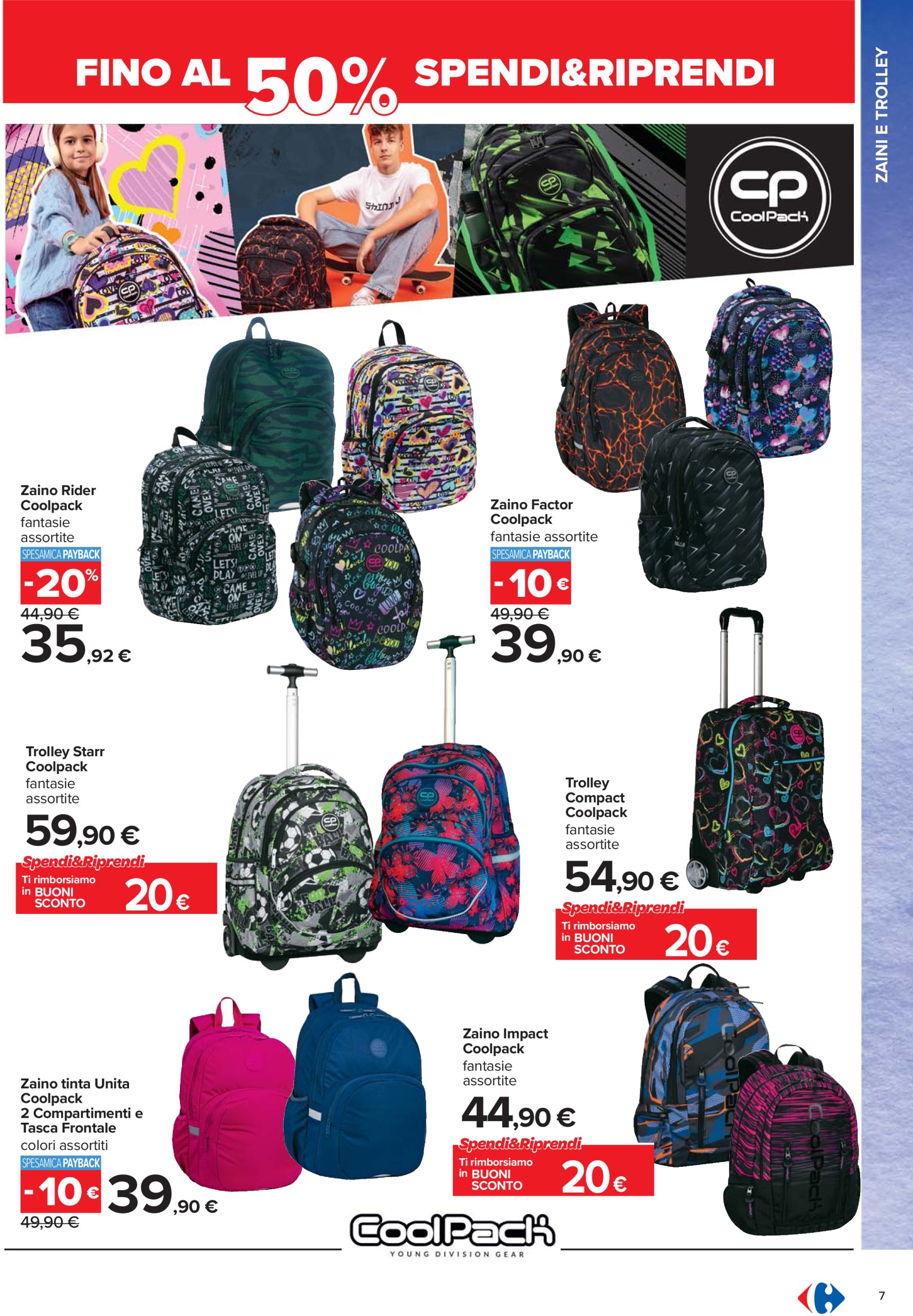 carrefour - Volantino Carrefour - Catalogo scuola valido dal 24/07 al 04/09 - page: 7