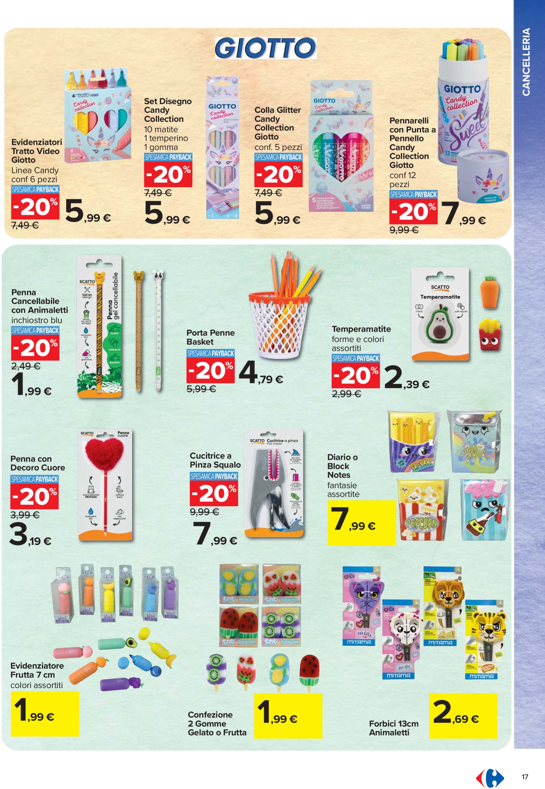 carrefour - Volantino Carrefour - Catalogo scuola valido dal 24/07 al 04/09 - page: 17