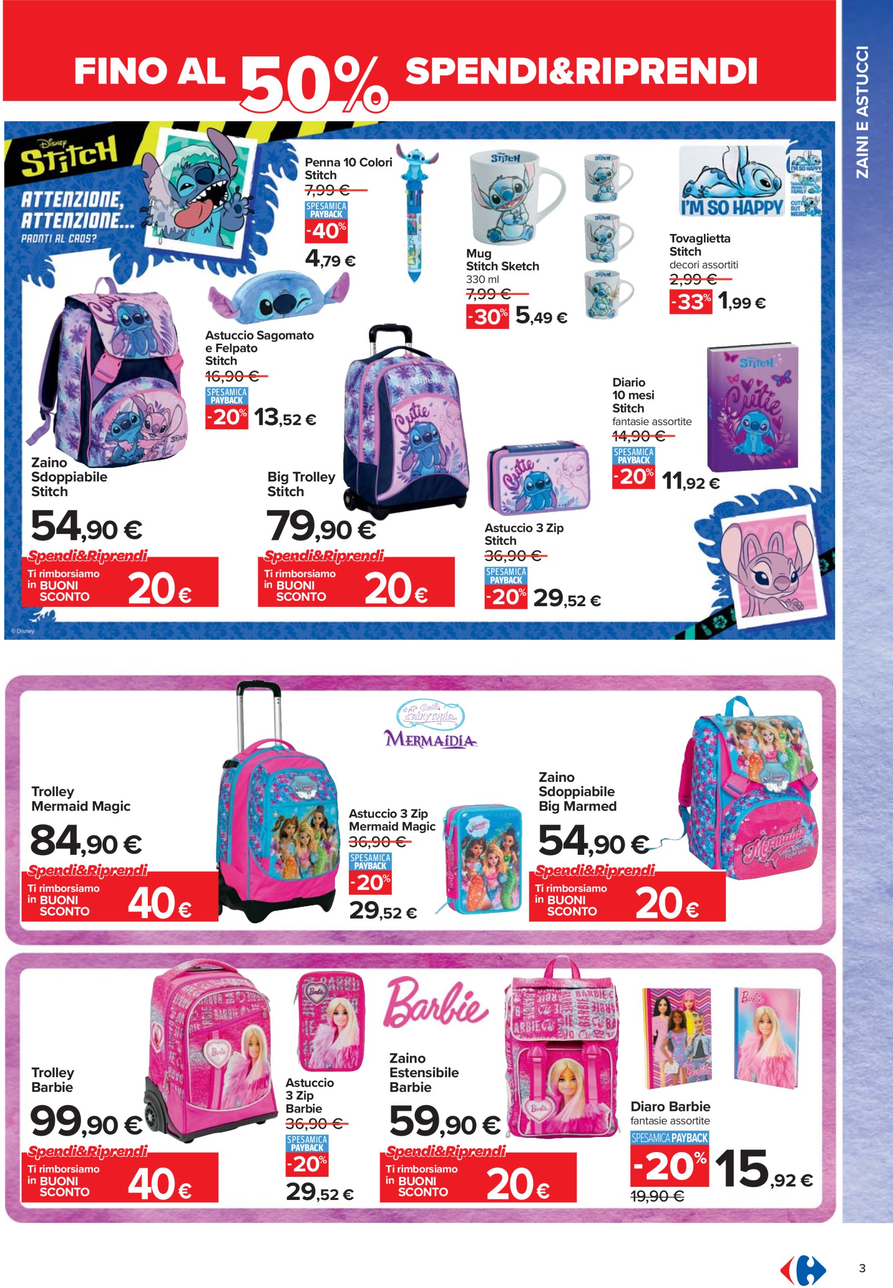 carrefour - Volantino Carrefour - Catalogo scuola valido dal 24/07 al 04/09 - page: 3