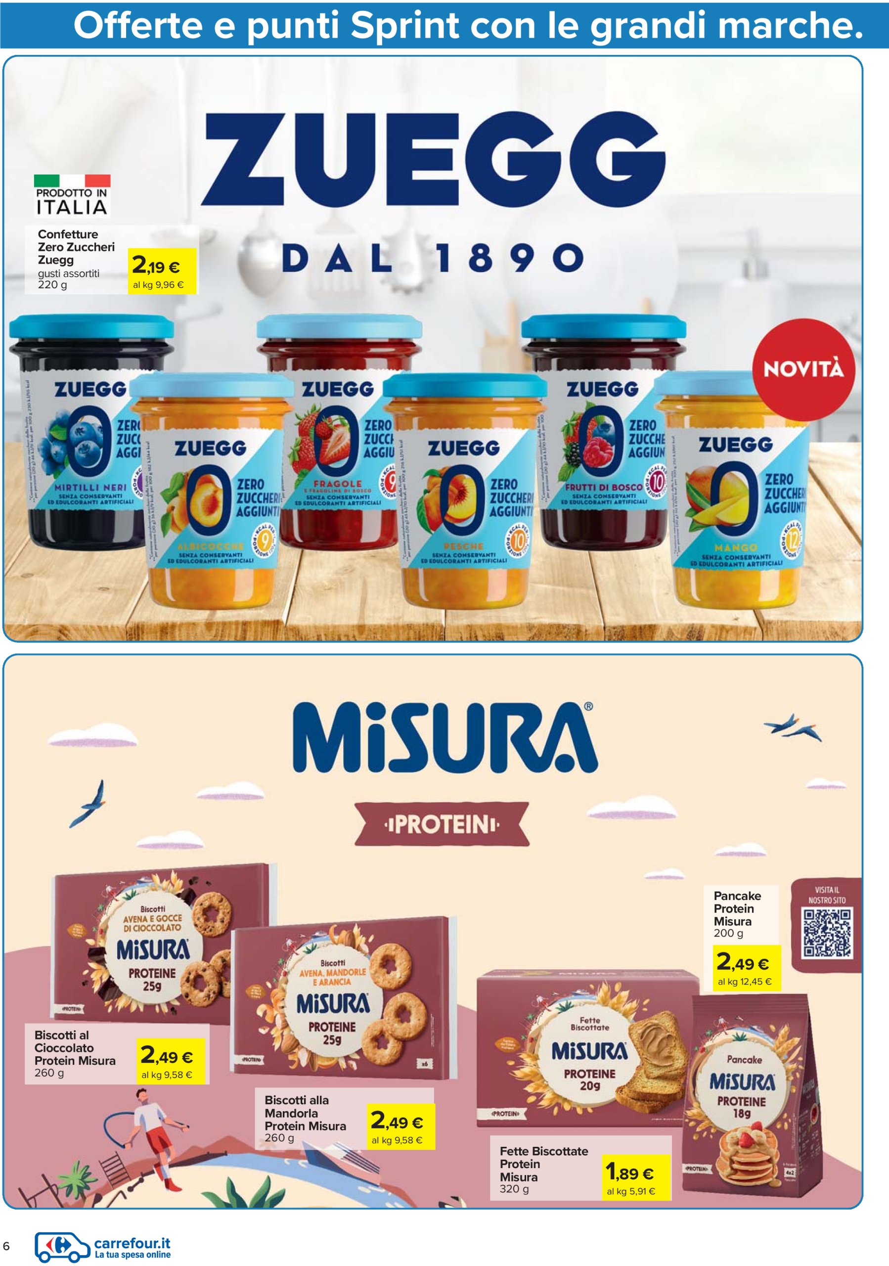 carrefour - Volantino Carrefour - Punti Sprint Payback valido dal 24/07 al 06/08 - page: 6