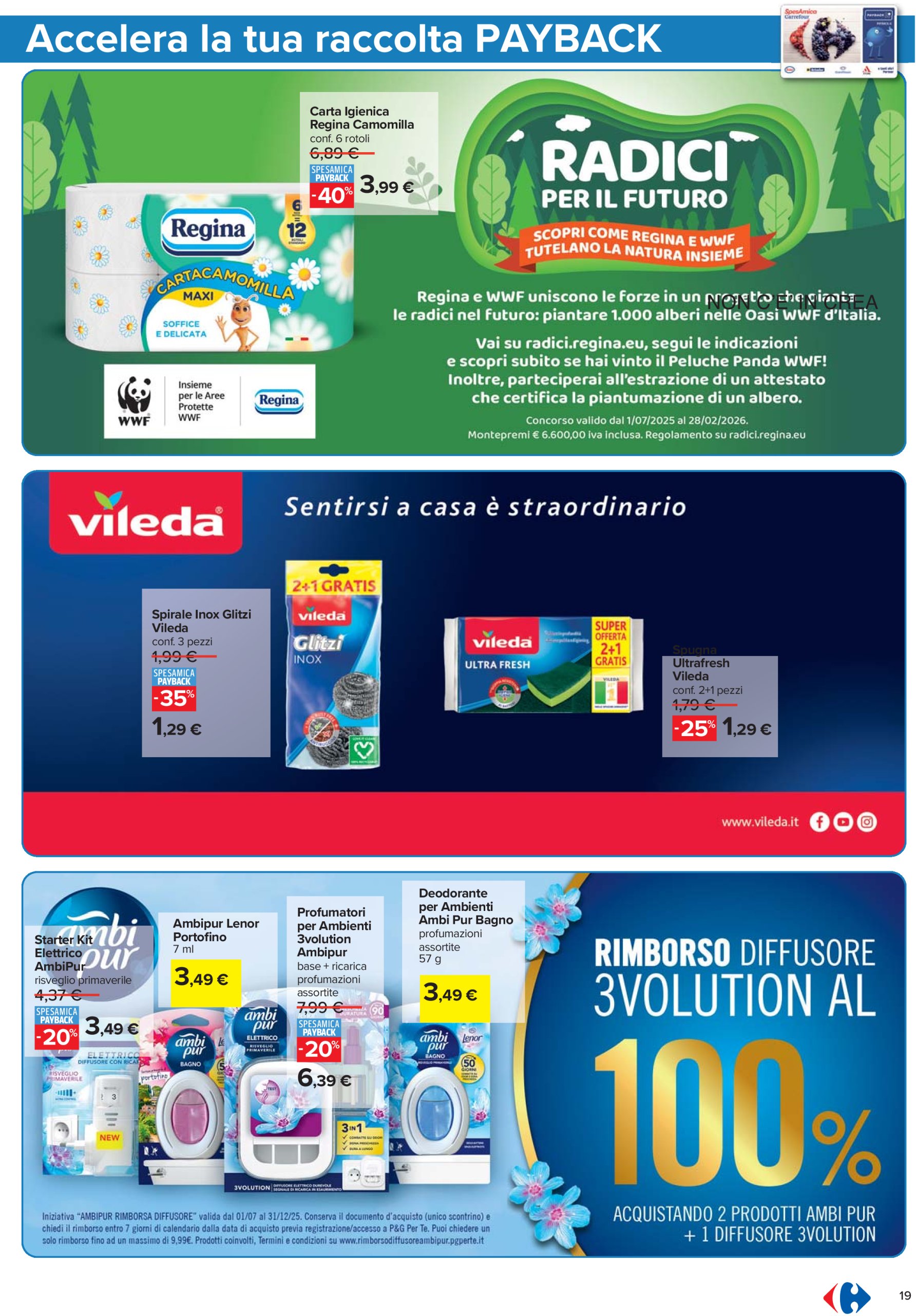 carrefour - Volantino Carrefour - Punti Sprint Payback valido dal 24/07 al 06/08 - page: 19