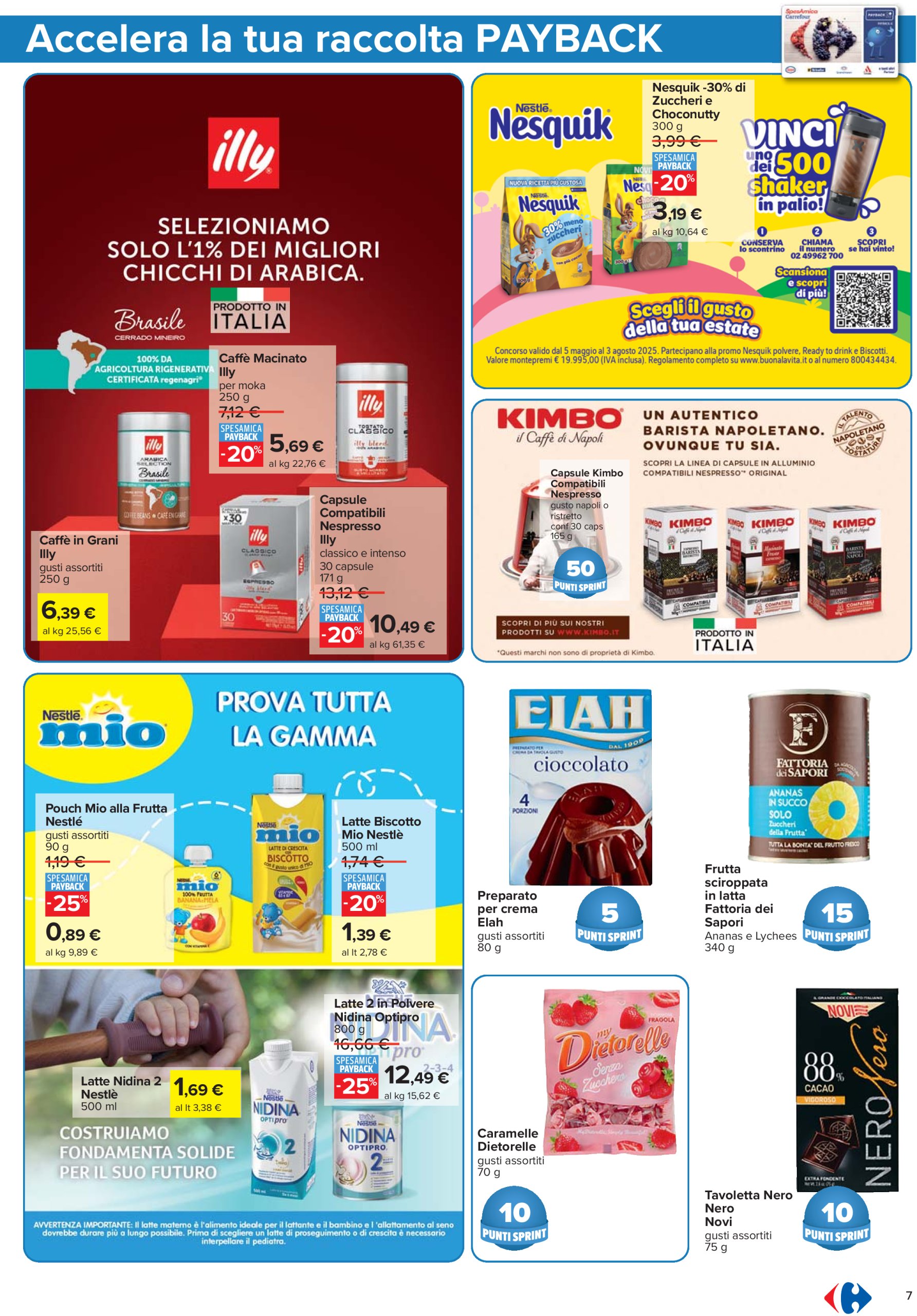carrefour - Volantino Carrefour - Punti Sprint Payback valido dal 24/07 al 06/08 - page: 7
