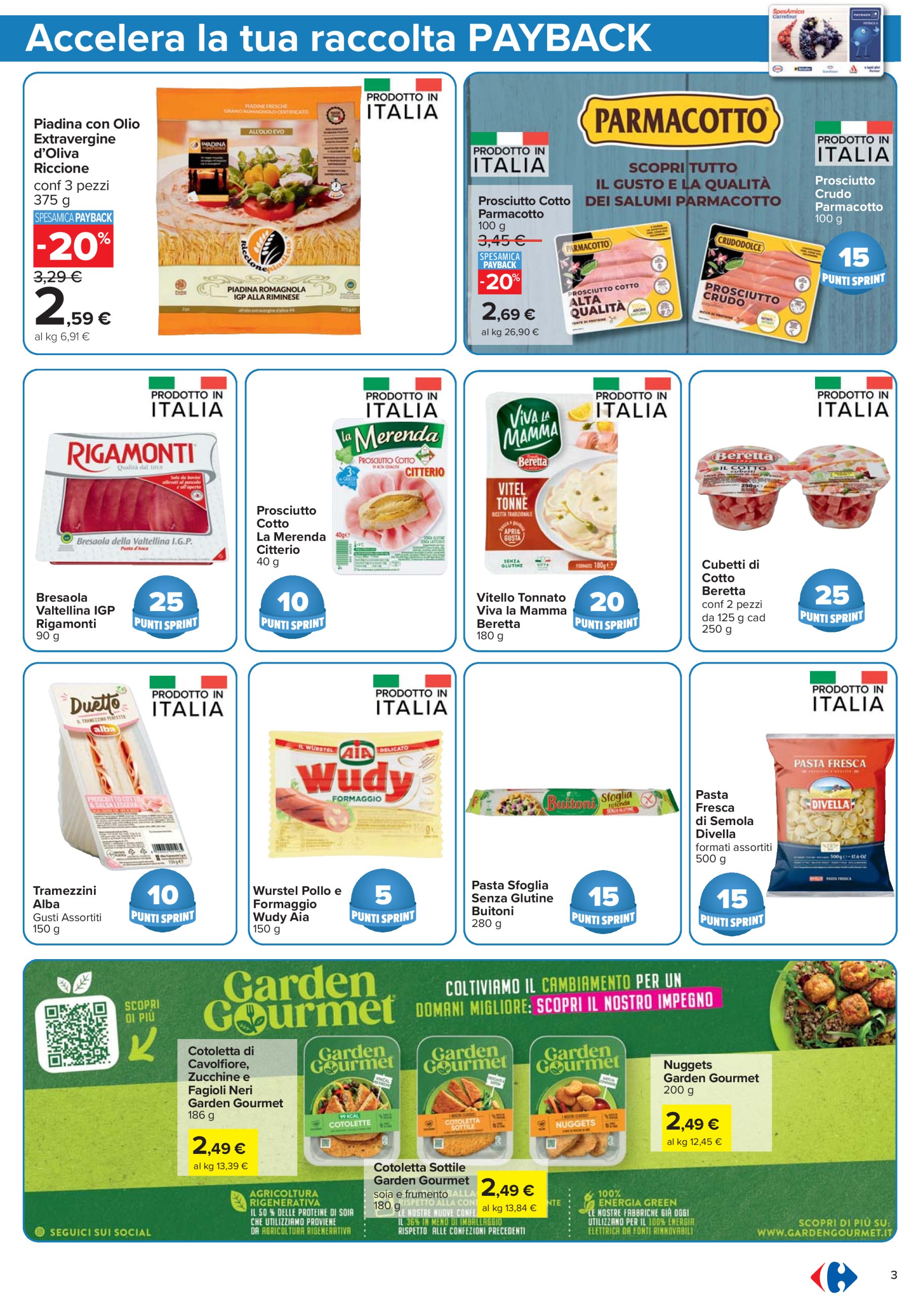 carrefour - Volantino Carrefour - Punti Sprint Payback valido dal 24/07 al 06/08 - page: 3
