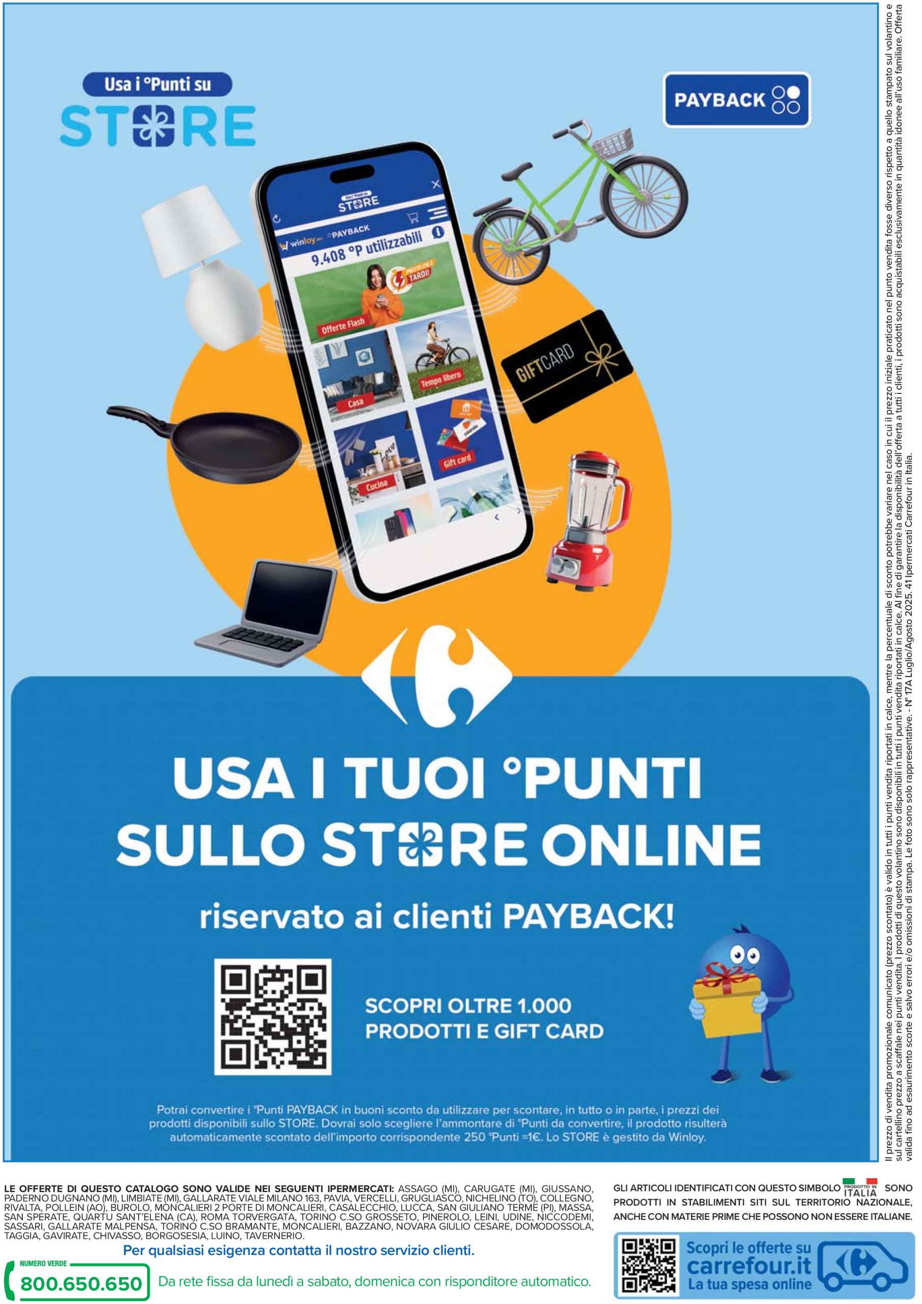 carrefour - Volantino Carrefour - Punti Sprint Payback valido dal 24/07 al 06/08 - page: 22