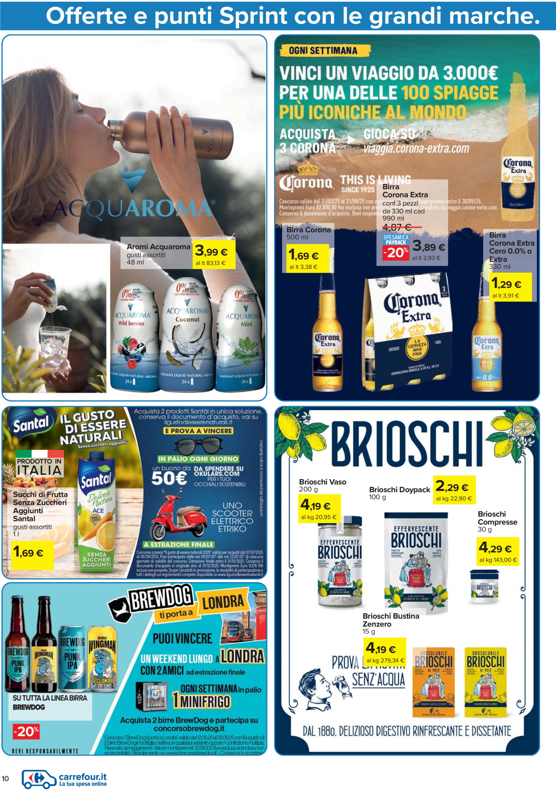 carrefour - Volantino Carrefour - Punti Sprint Payback valido dal 24/07 al 06/08 - page: 10