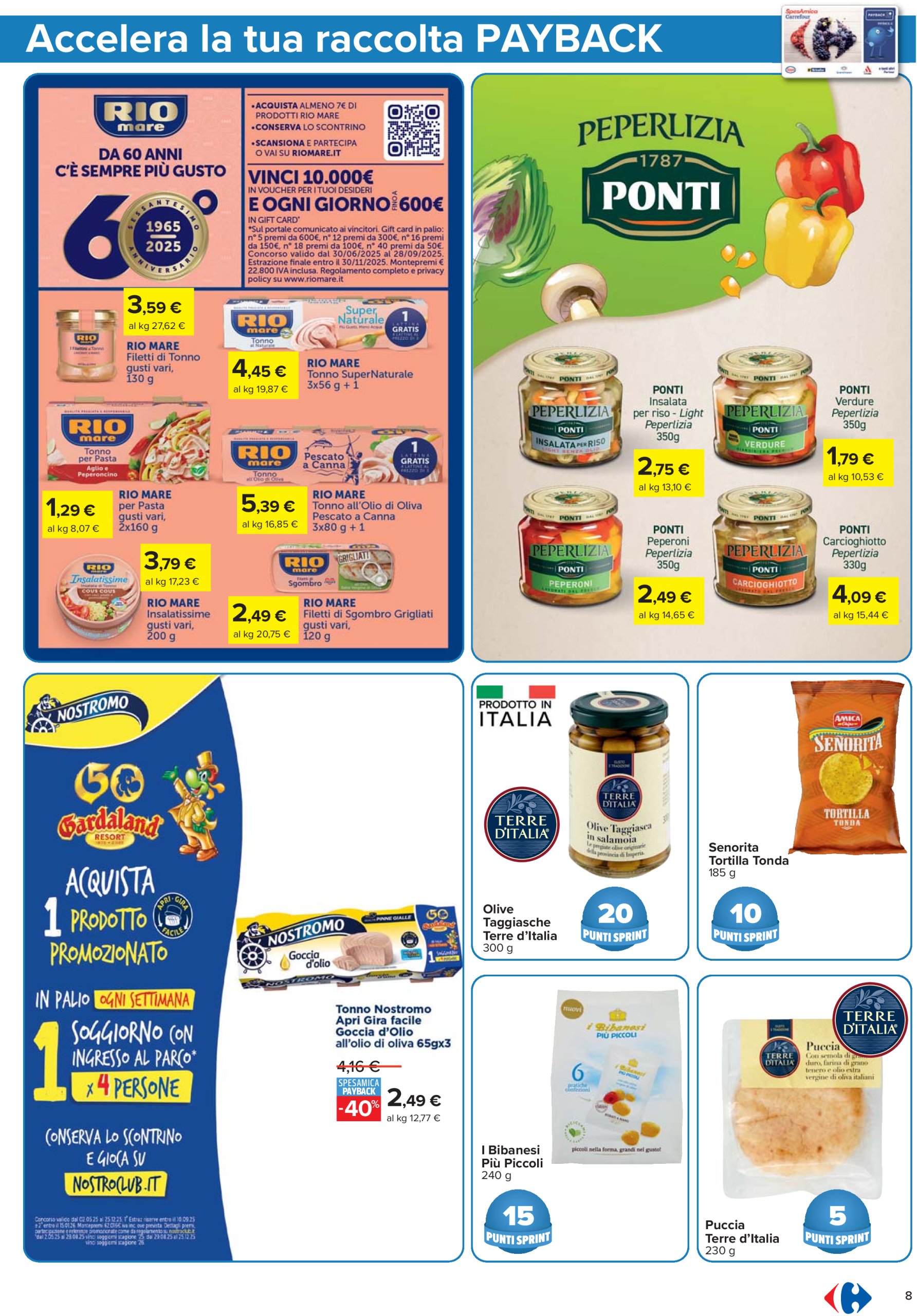 carrefour - Volantino Carrefour - Punti Sprint Payback valido dal 24/07 al 06/08 - page: 9