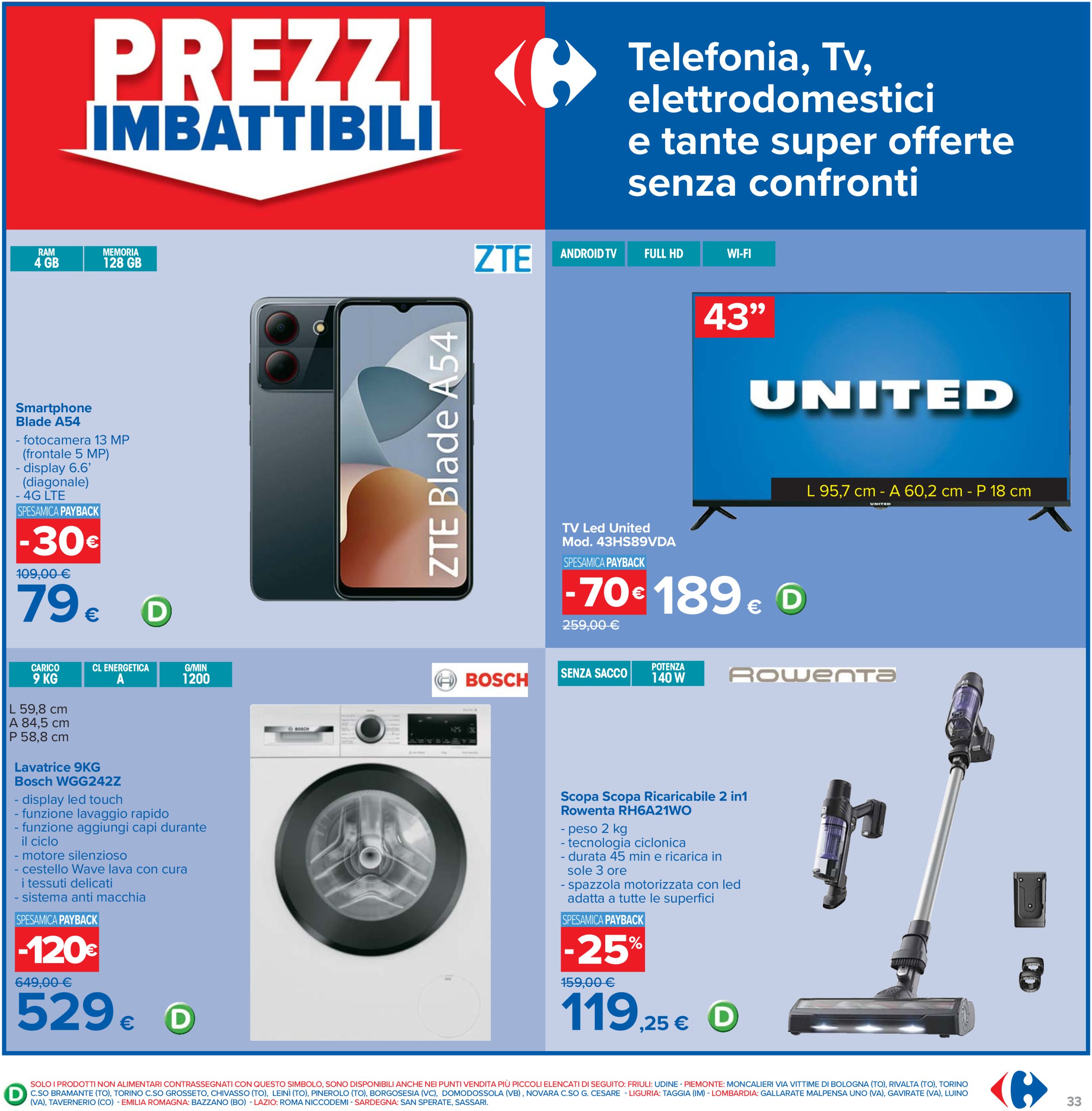 carrefour - Volantino Carrefour - 1+1 gratis valido dal 24/07 al 06/08 - page: 33 carrefour - Volantino Carrefour - 1+1 gratis valido dal 24/07 al 06/08 - page: 33