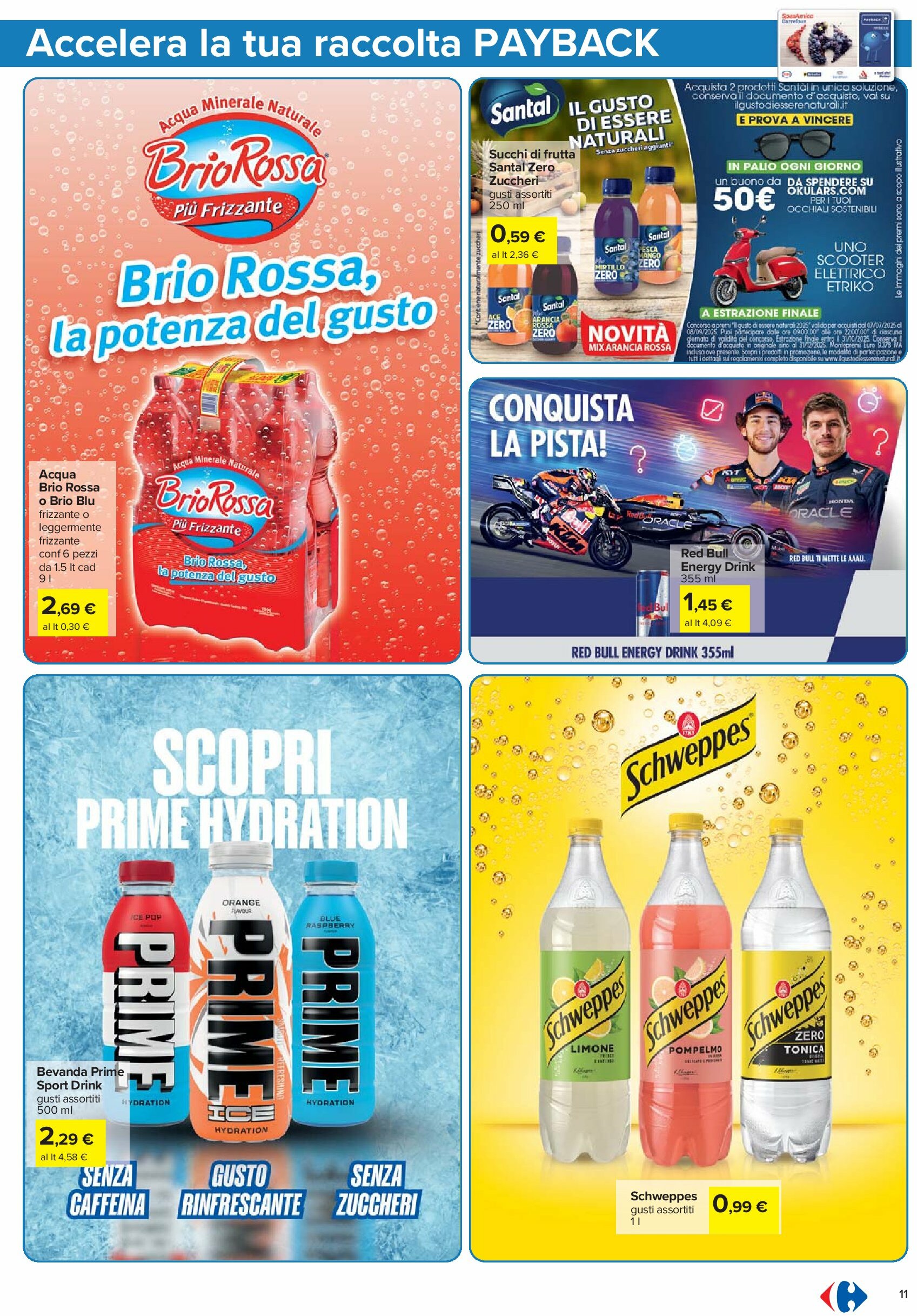 carrefour - Volantino Carrefour - Punti Sprint Payback valido dal 21/08 al 04/09 - page: 11