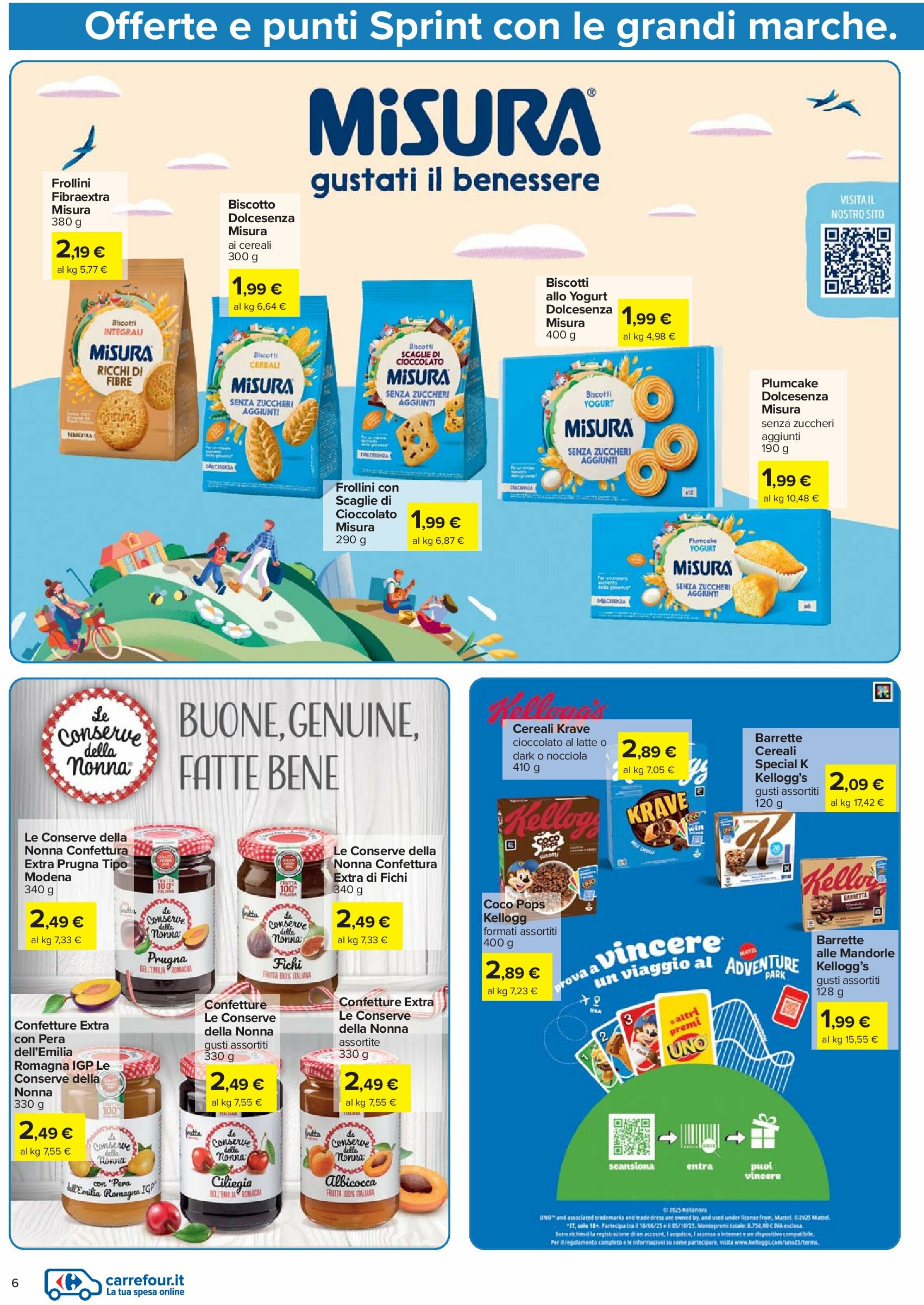 carrefour - Volantino Carrefour - Punti Sprint Payback valido dal 21/08 al 04/09 - page: 6