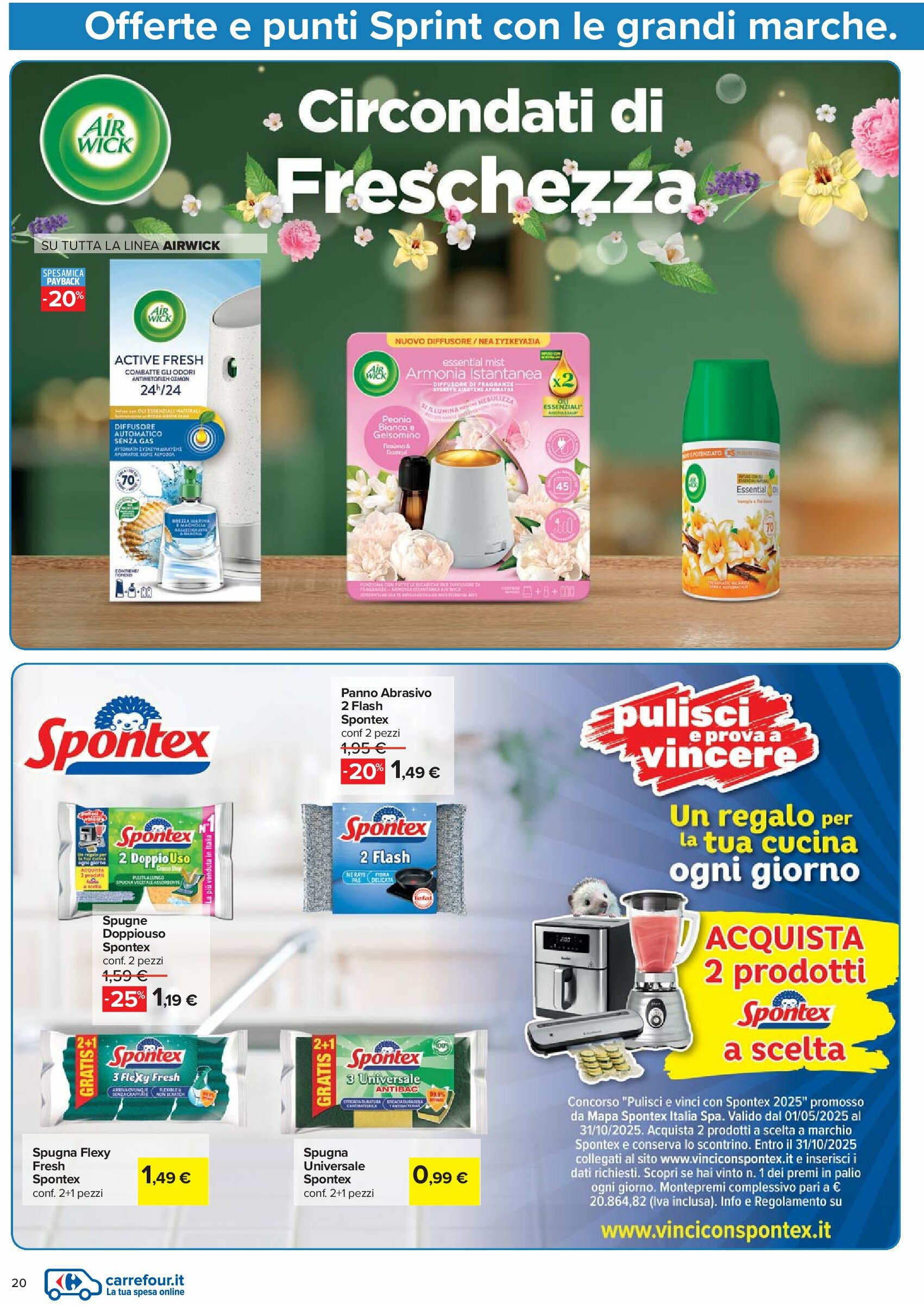 carrefour - Volantino Carrefour - Punti Sprint Payback valido dal 21/08 al 04/09 - page: 20
