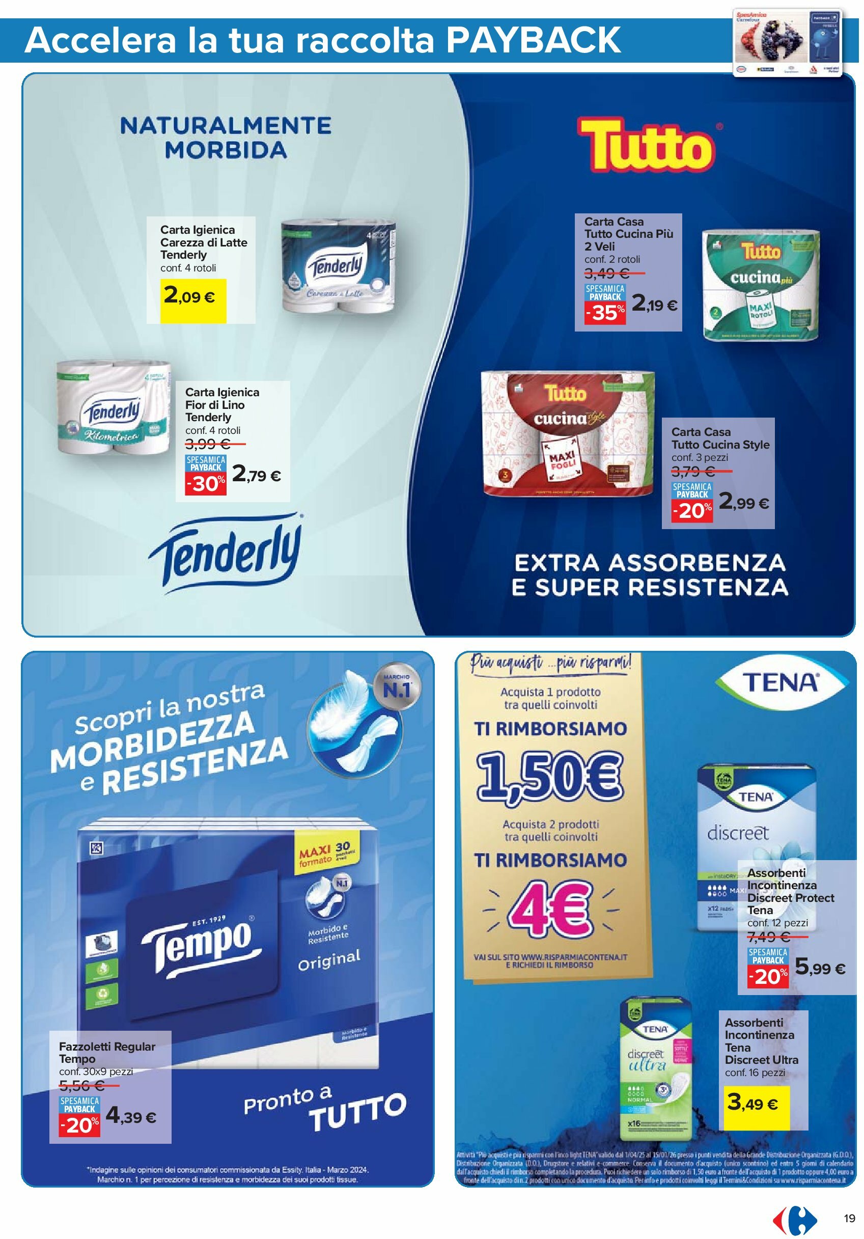 carrefour - Volantino Carrefour - Punti Sprint Payback valido dal 21/08 al 04/09 - page: 19
