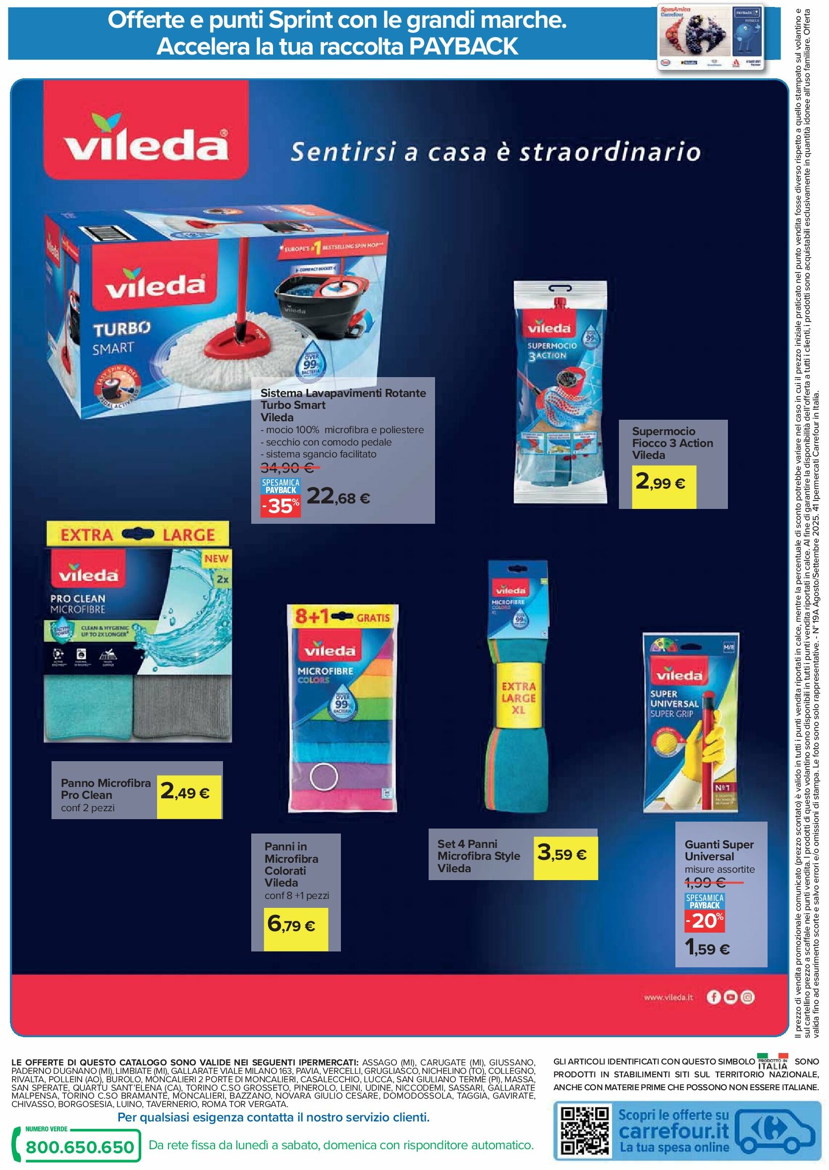 carrefour - Volantino Carrefour - Punti Sprint Payback valido dal 21/08 al 04/09 - page: 22