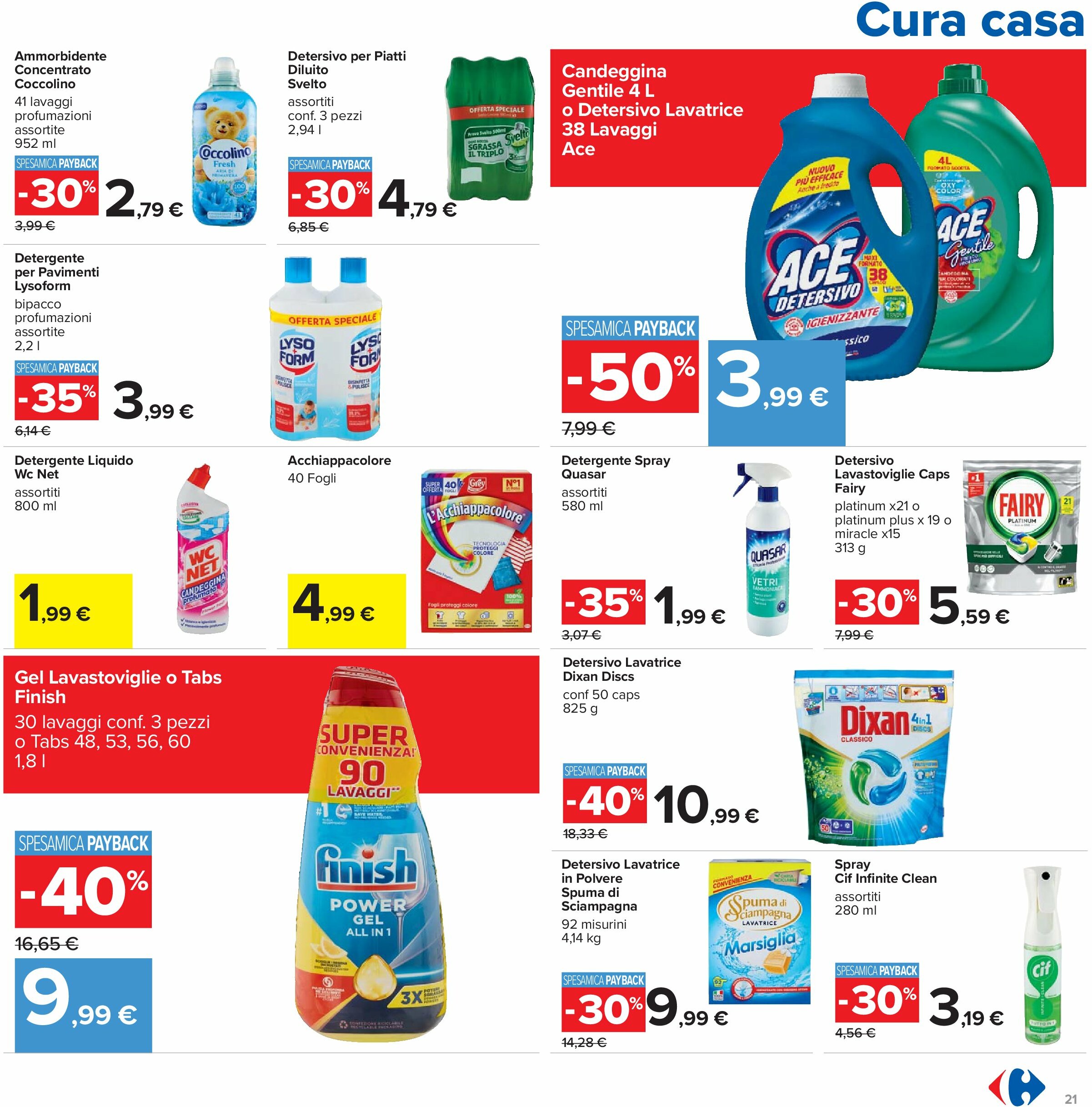 carrefour - Volantino Carrefour - Sconti 30%, 40% e 50% valido dal 21/08 al 04/09 - page: 21