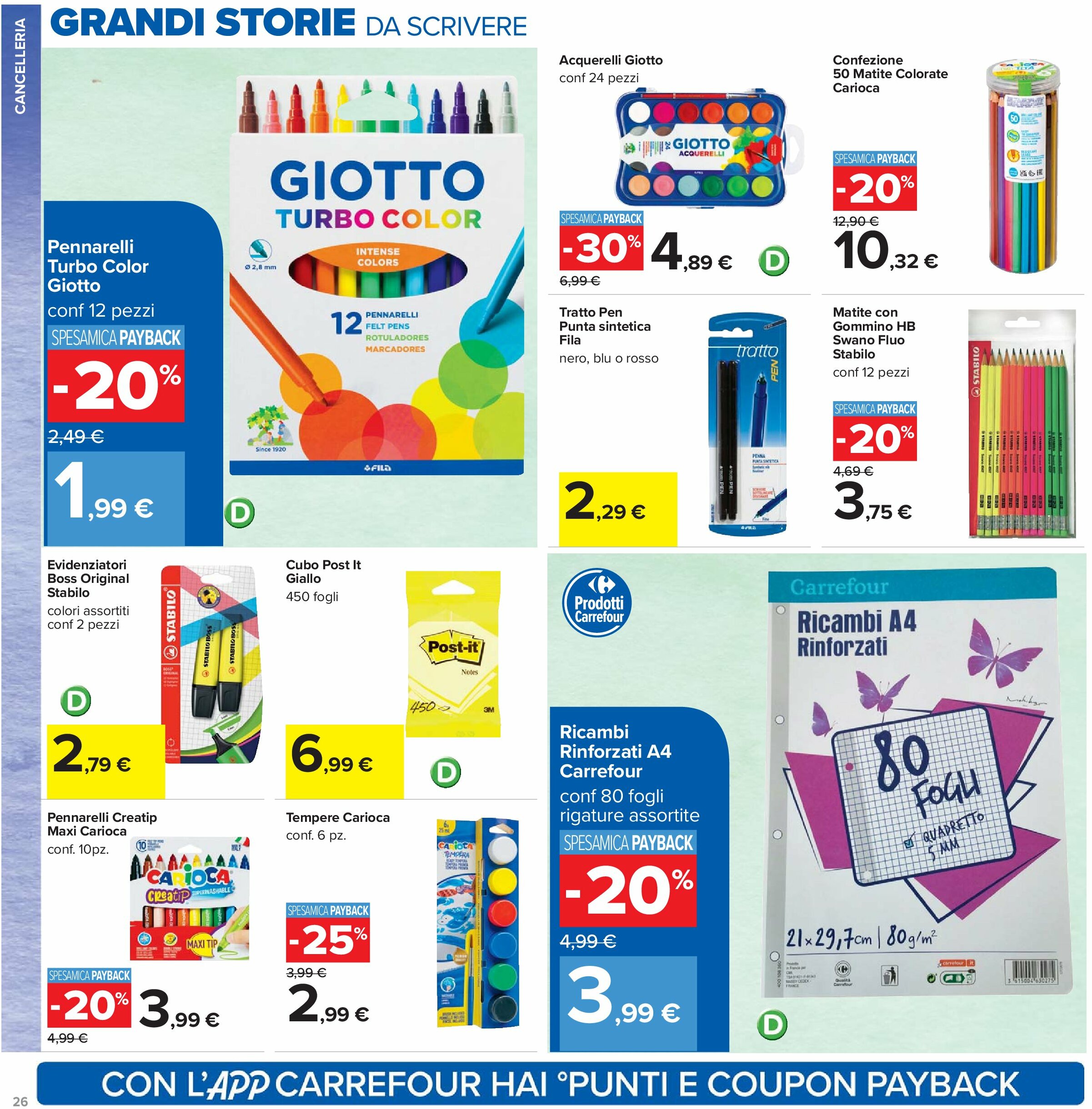 carrefour - Volantino Carrefour - Sconti 30%, 40% e 50% valido dal 21/08 al 04/09 - page: 26